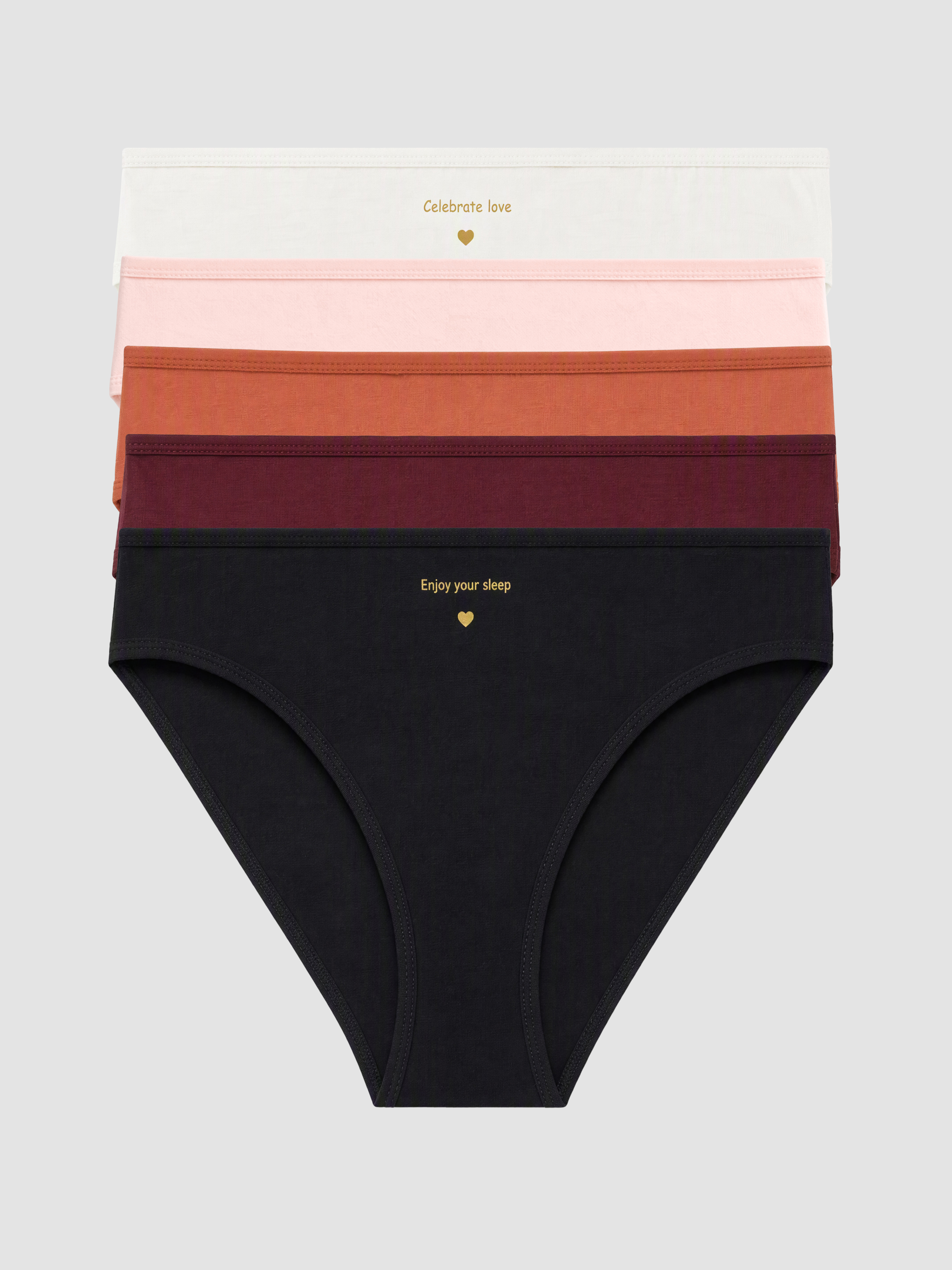 LC WAIKIKI Baskılı Bikini Külot 5'li