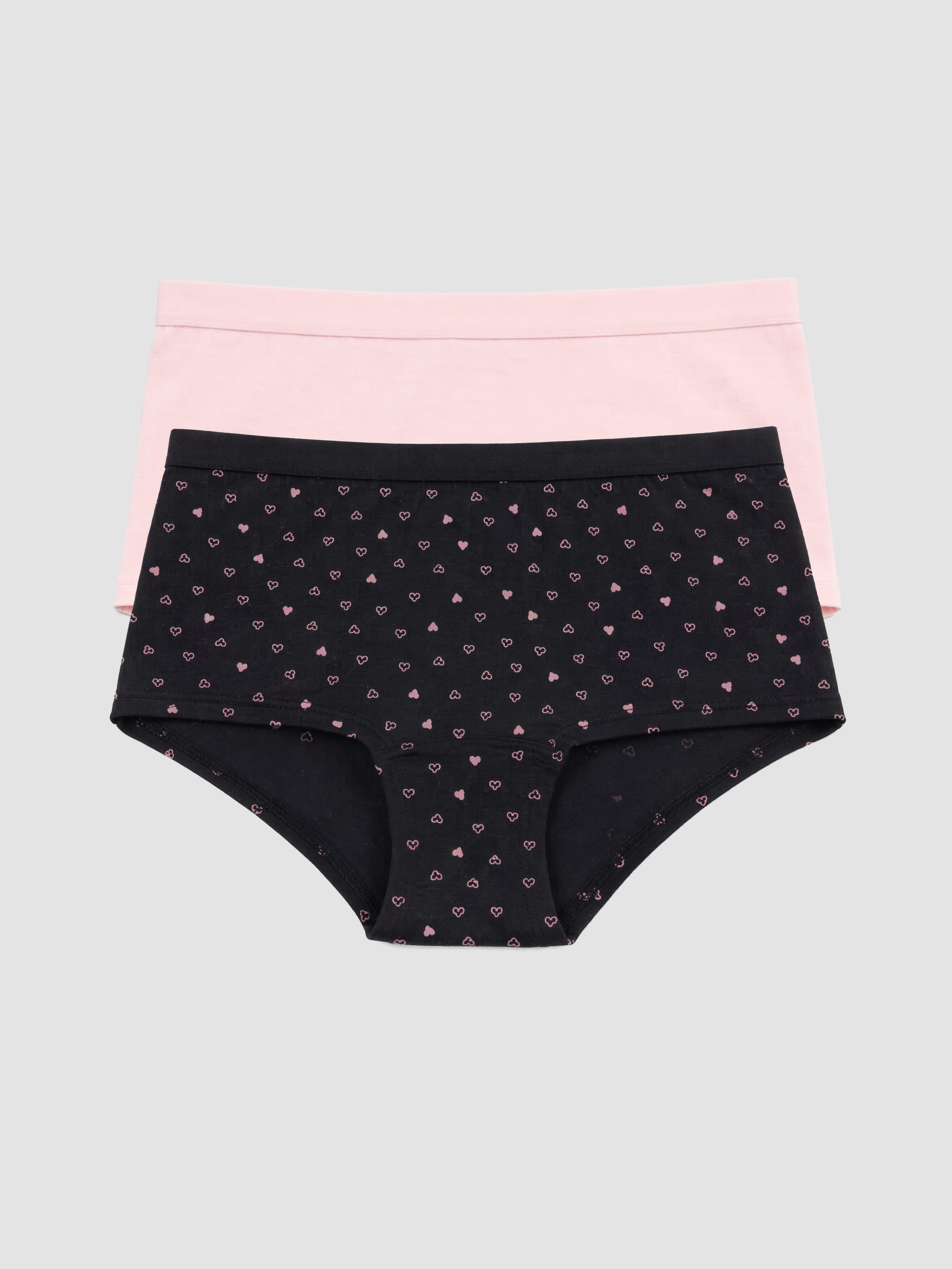 LC WAIKIKI Kalp Desenli Boxer Külot 2'li