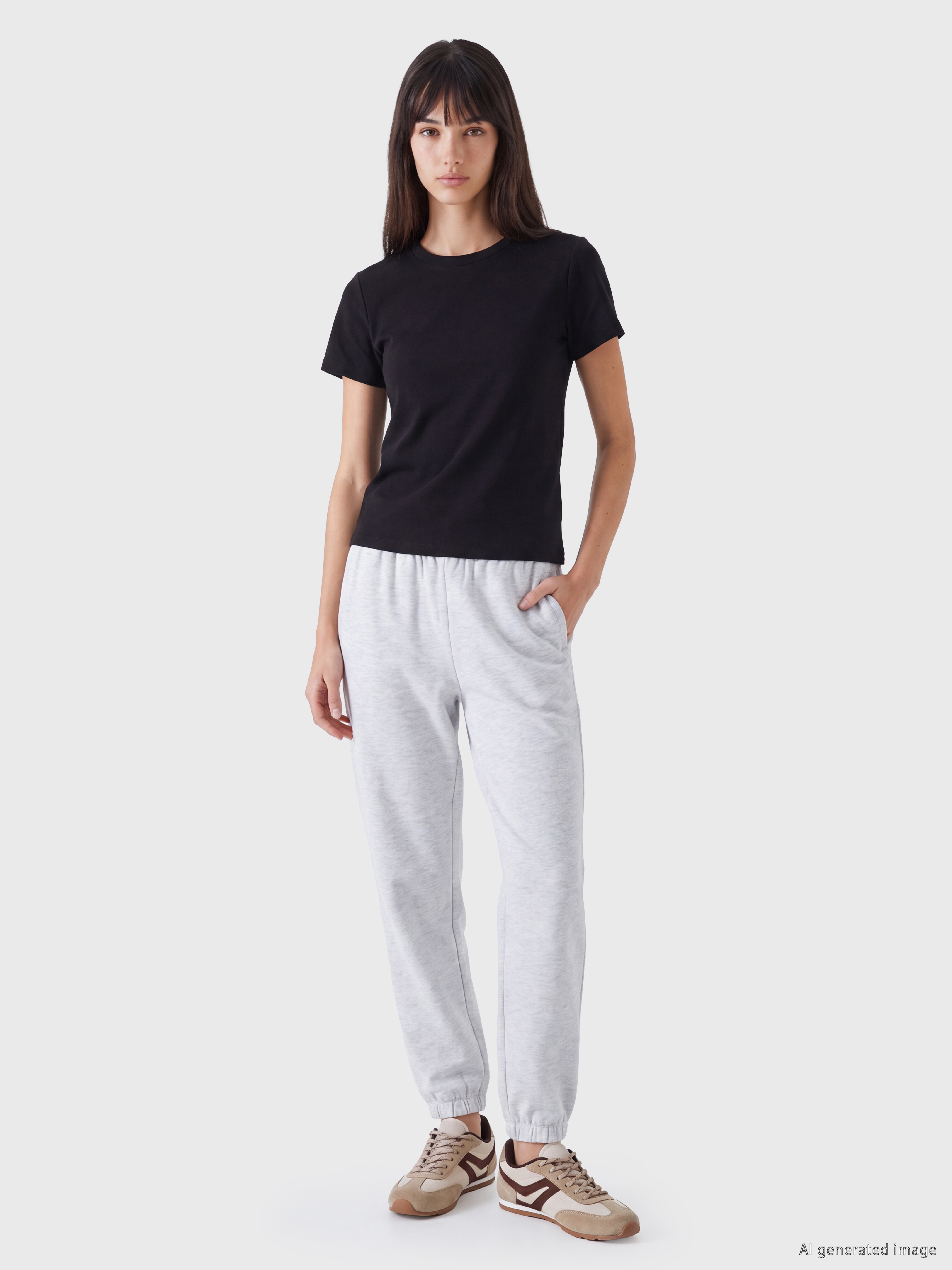 XSIDE Beli Lastikli Kadın Jogger Eşofman Altı