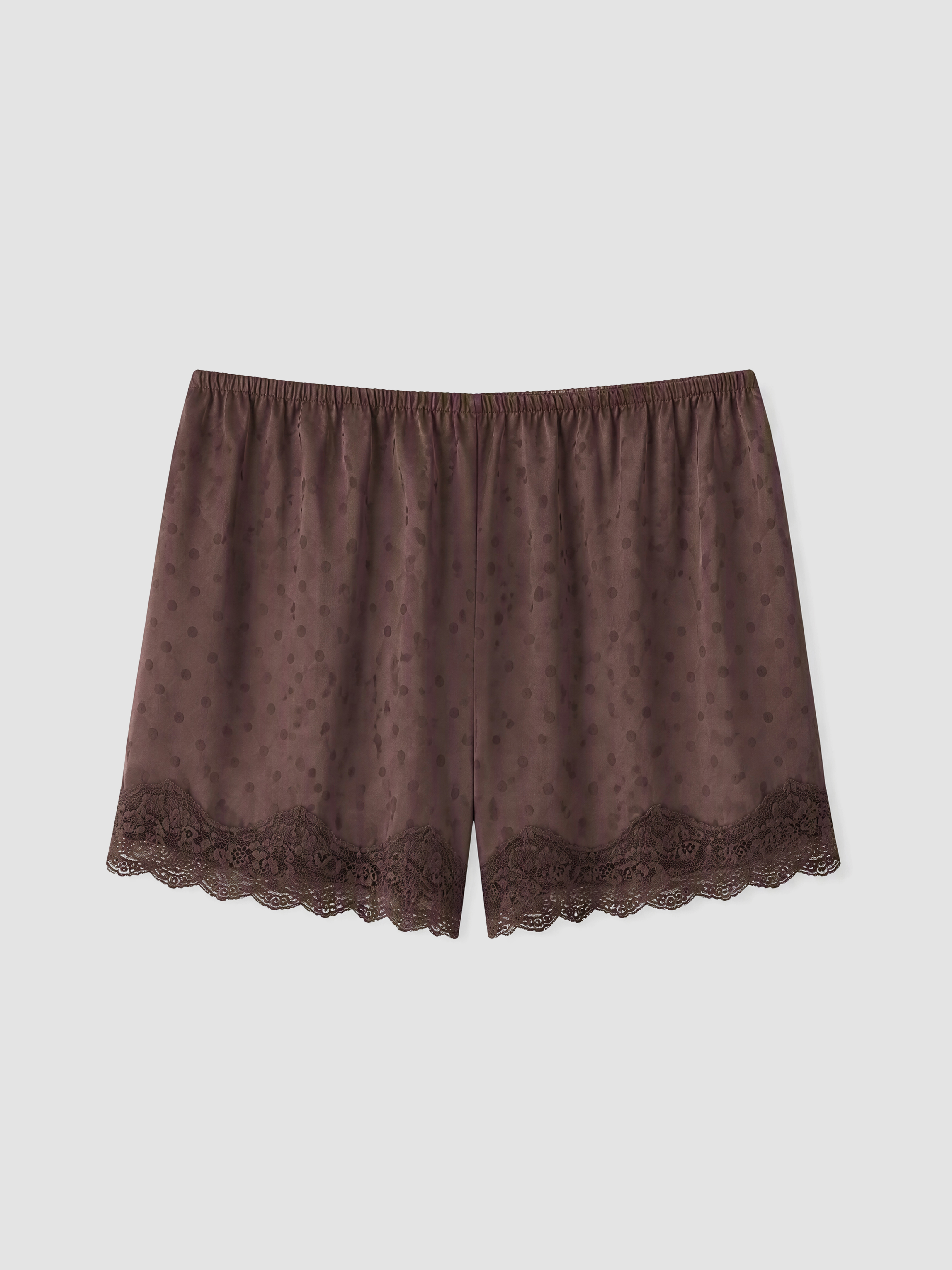 LCW DREAM Puantiyeli Saten Kadın Şortlu Pijama Takımı görsel 6