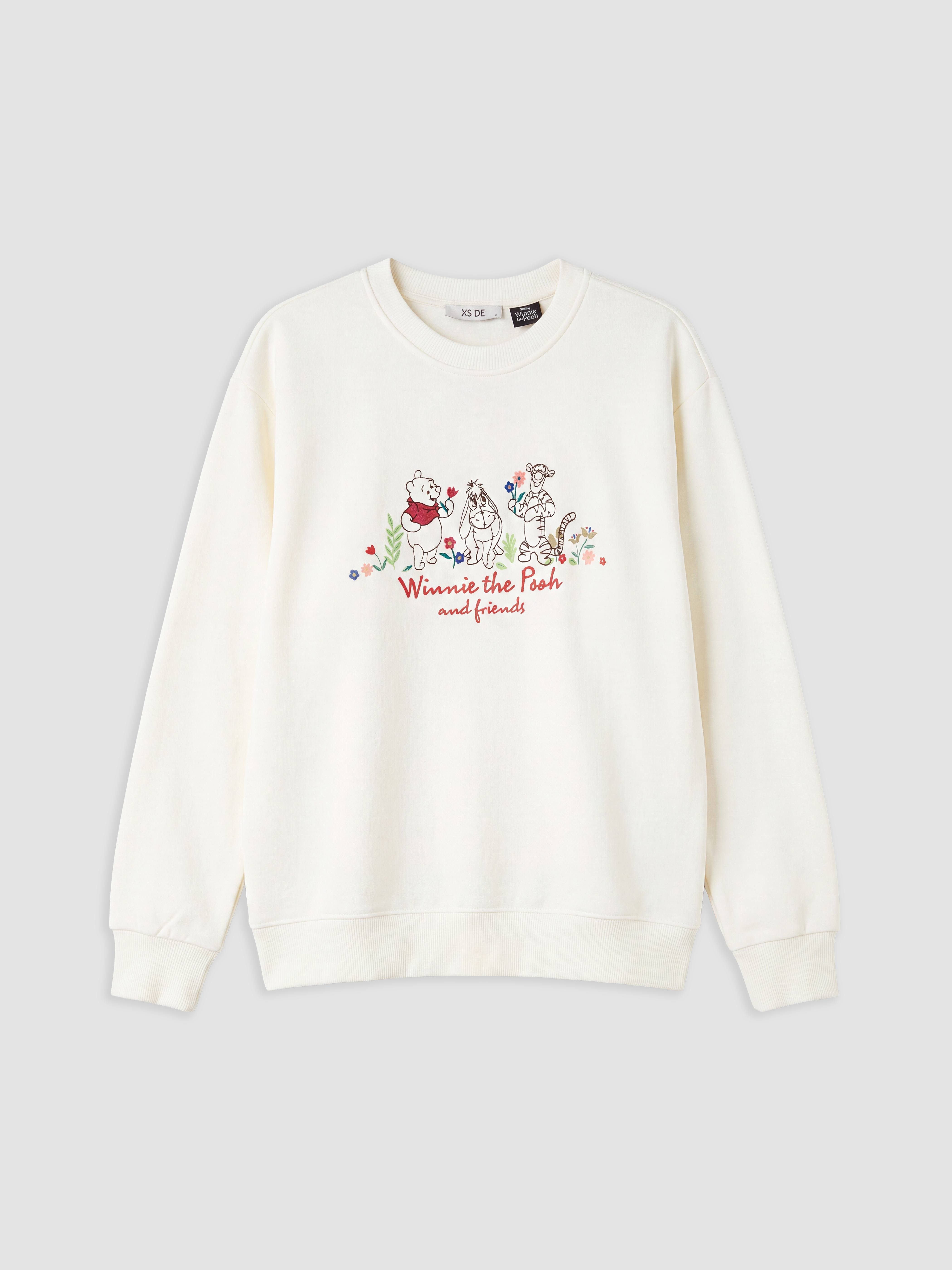 XSIDE Winnie the Pooh Nakışlı Oversize Kadın Sweatshirt görsel 5