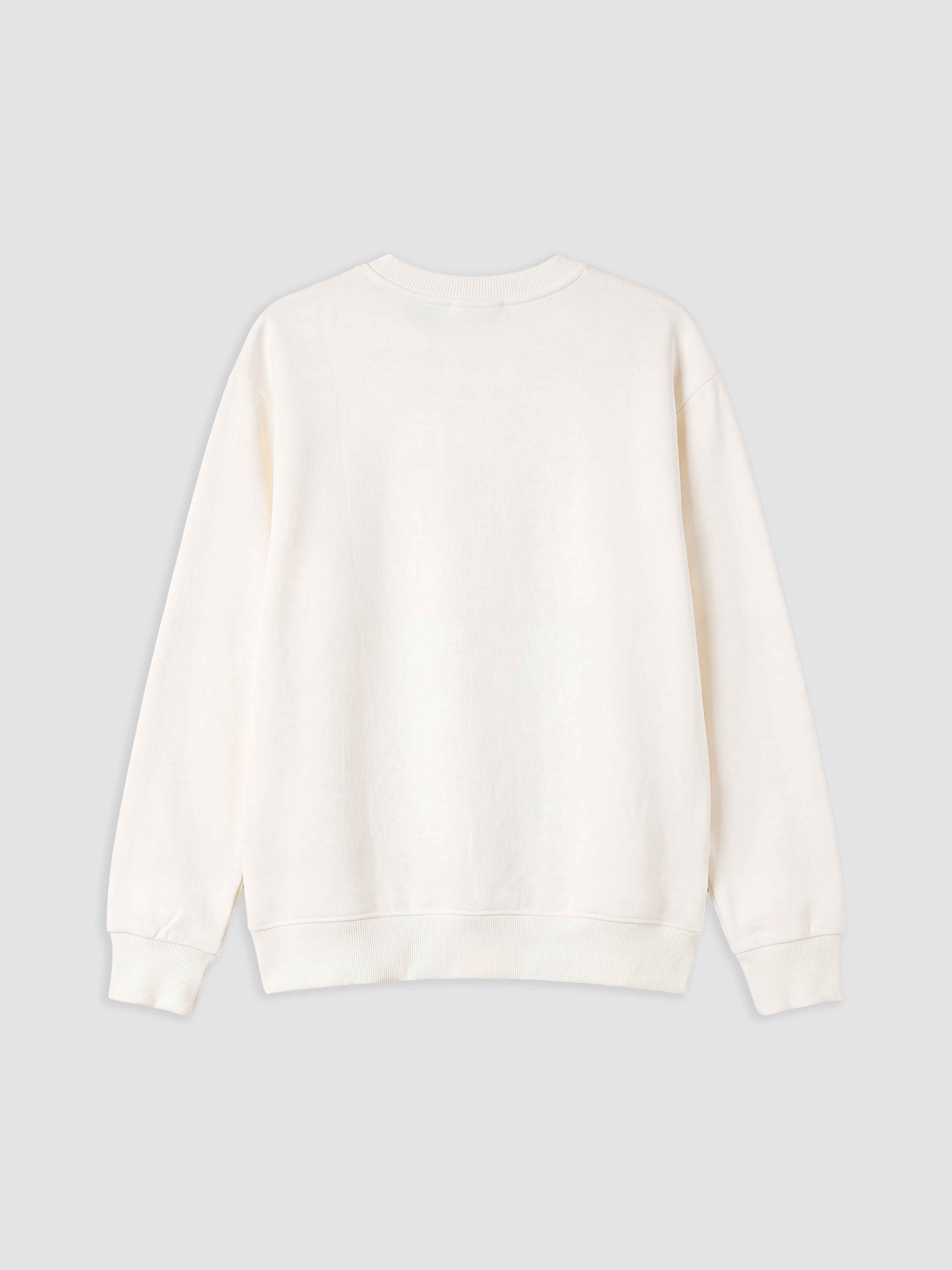 XSIDE Winnie the Pooh Nakışlı Oversize Kadın Sweatshirt görsel 6
