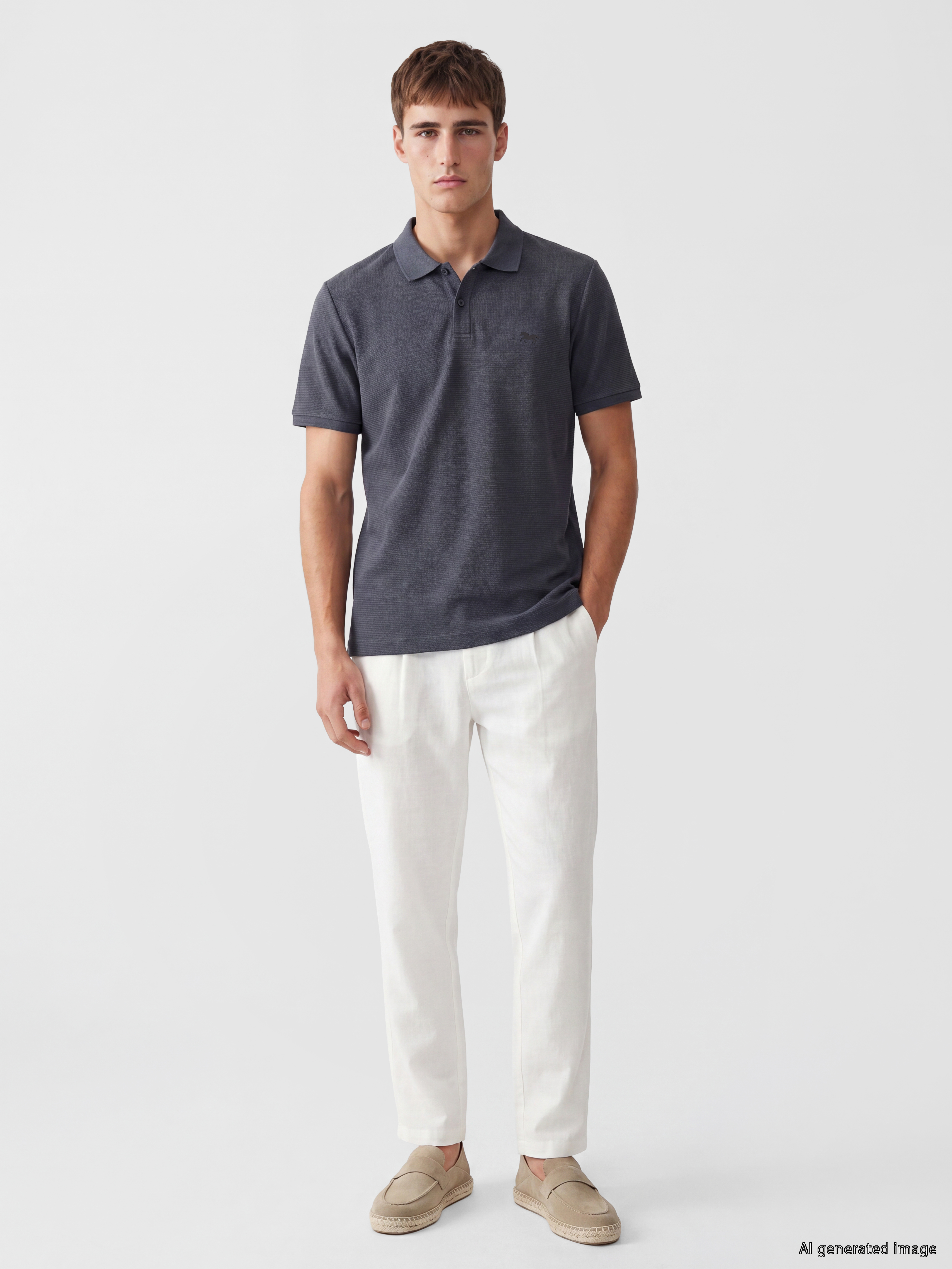 LCW Vision Polo Yaka Erkek Tişört görsel 3