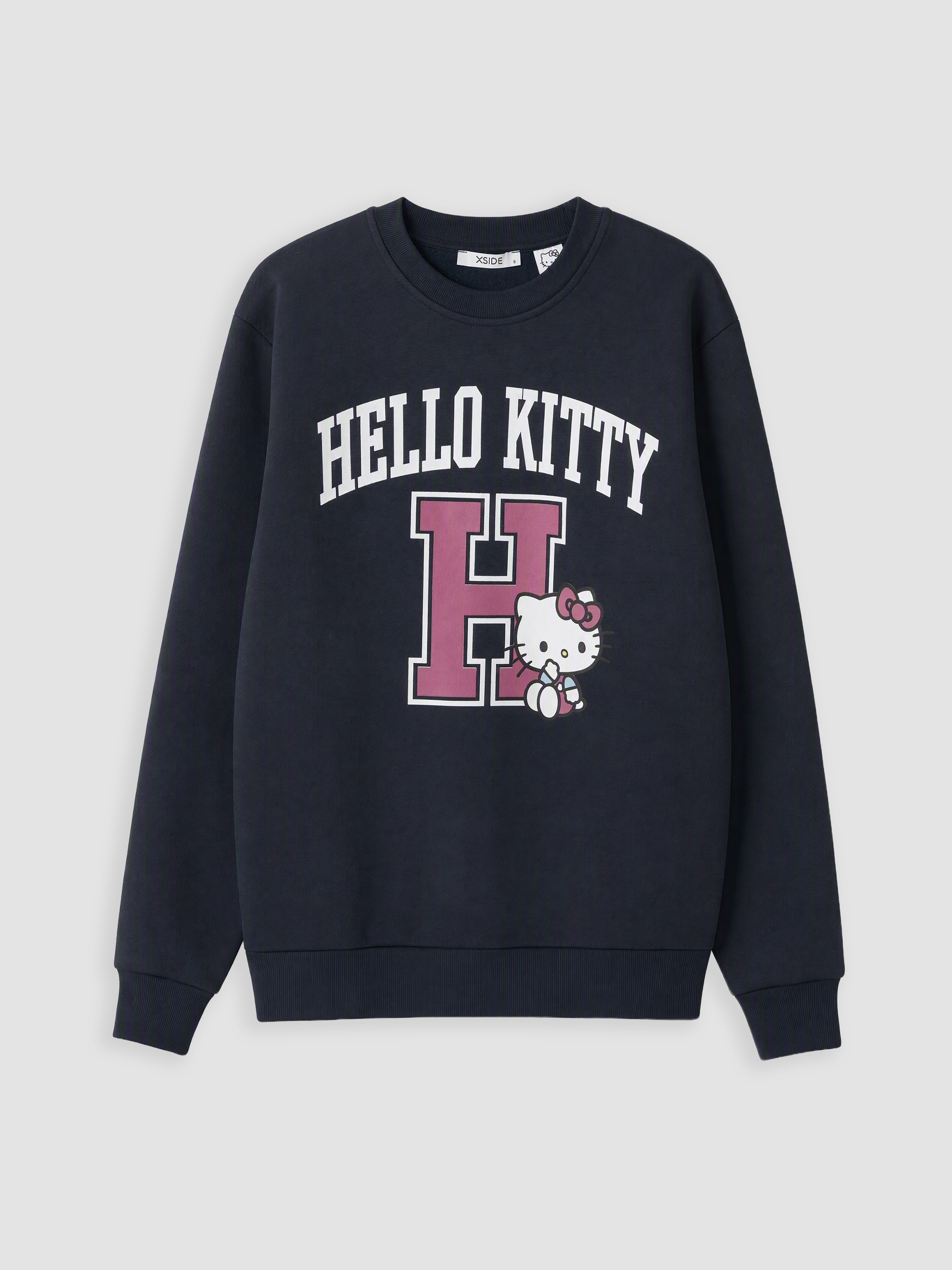 XSIDE Hello Kitty Baskılı Oversize Kadın Sweatshirt görsel 5