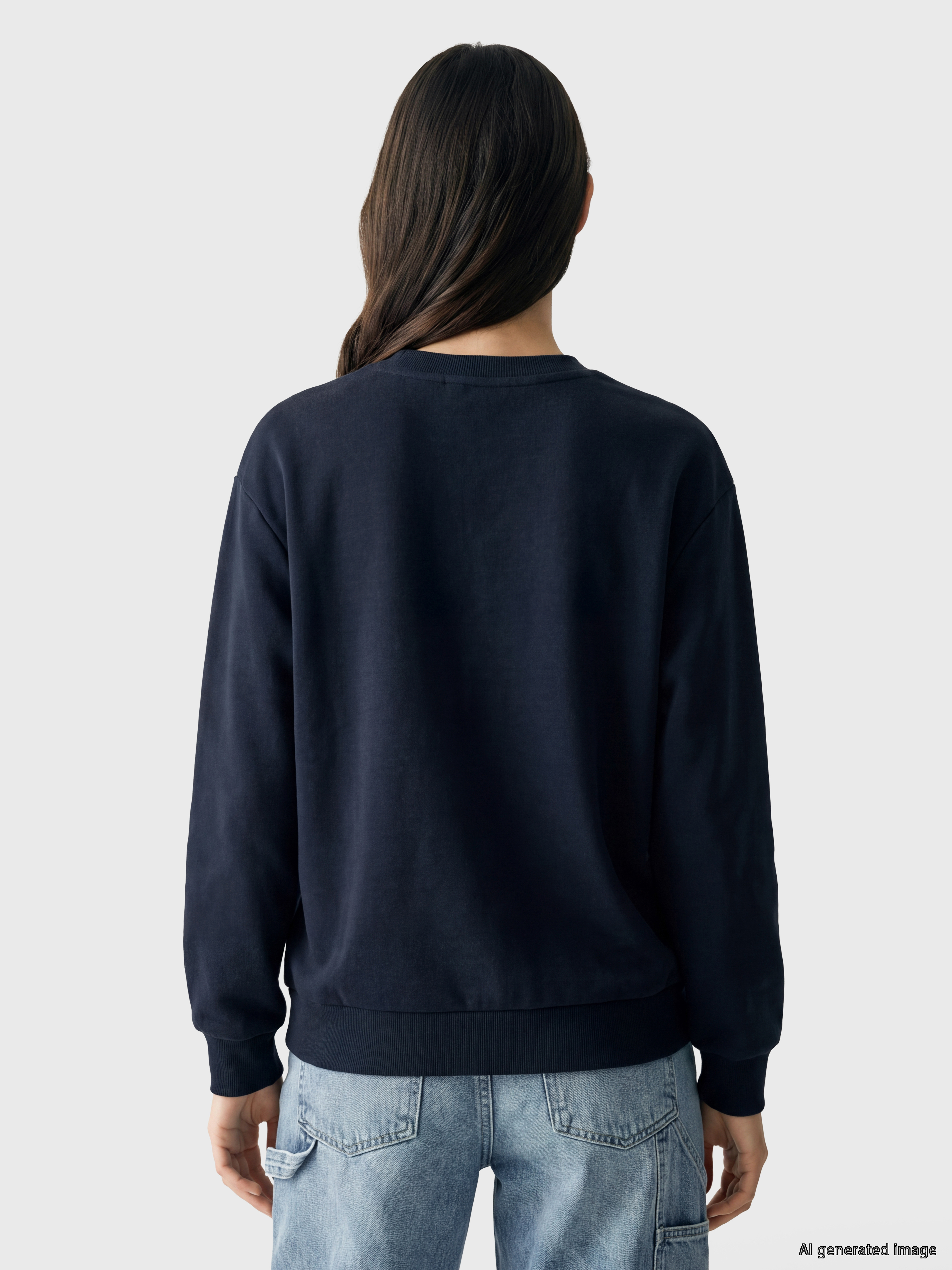 XSIDE Hello Kitty Baskılı Oversize Kadın Sweatshirt görsel 4