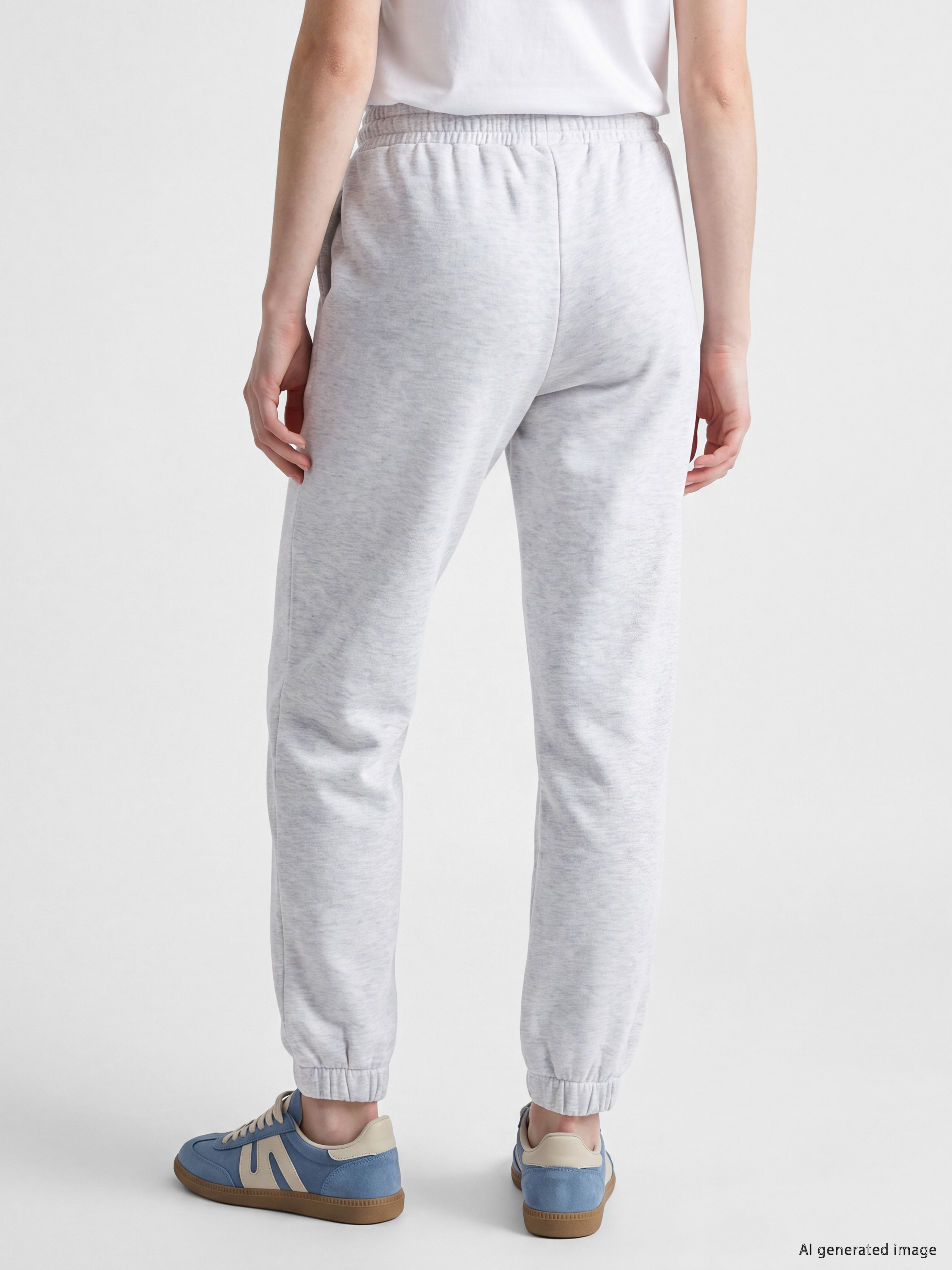 XSIDE Beli Lastikli Kadın Jogger Eşofman Altı görsel 4