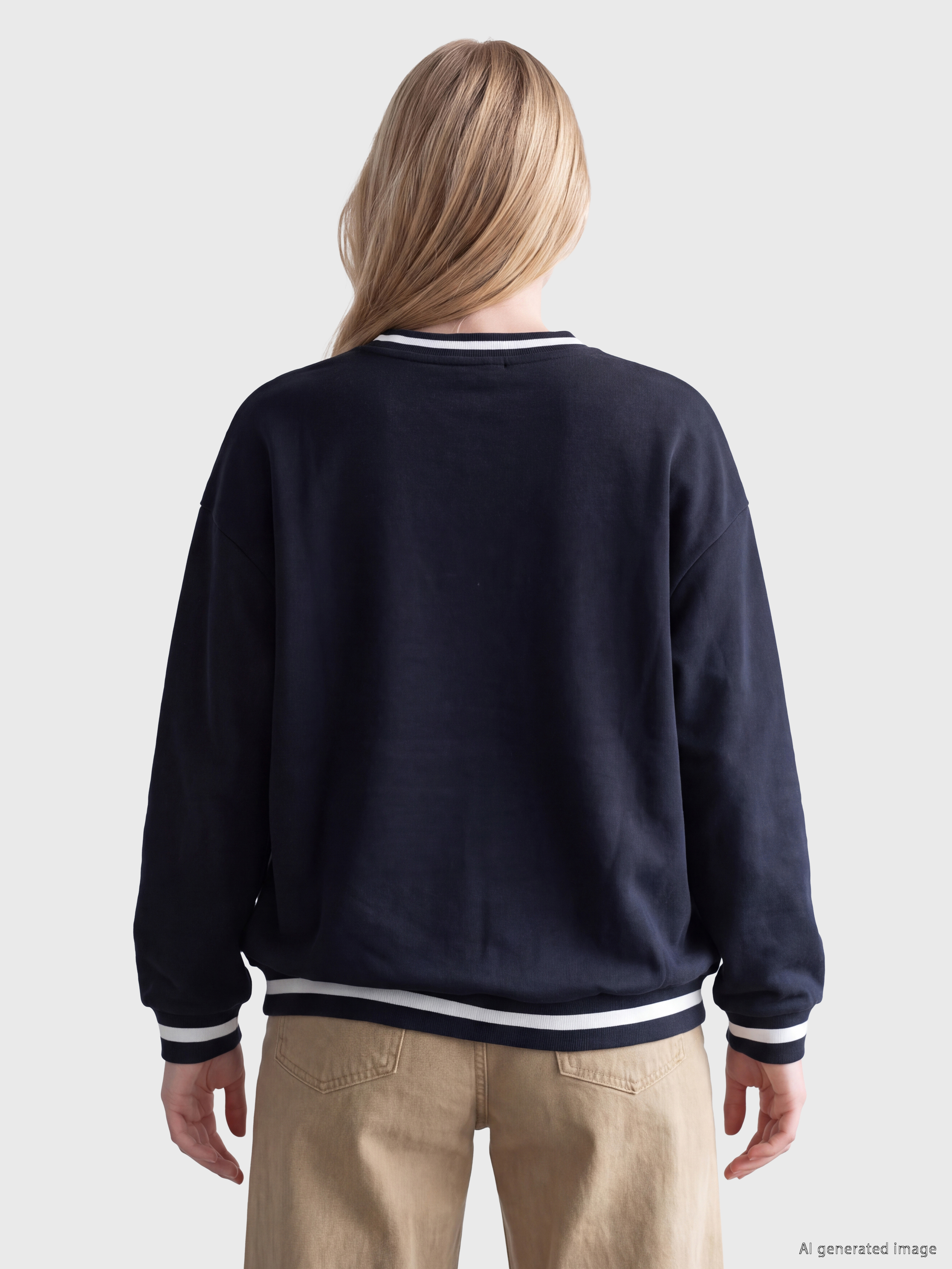 XSIDE Harry Potter Baskılı Oversize Kadın Kalın Sweatshirt görsel 4