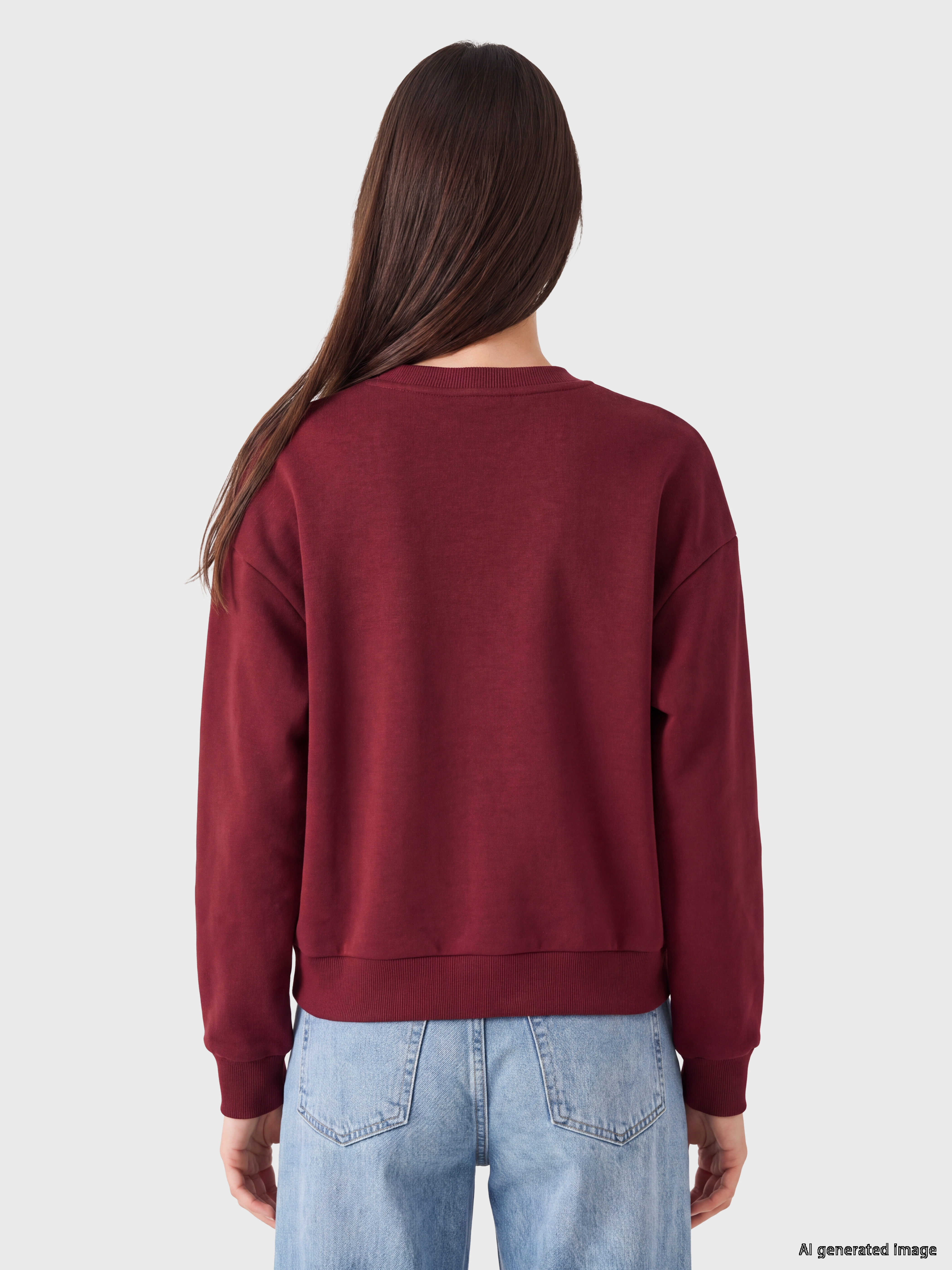 XSIDE Harry Potter Baskılı Oversize Kadın Sweatshirt görsel 5