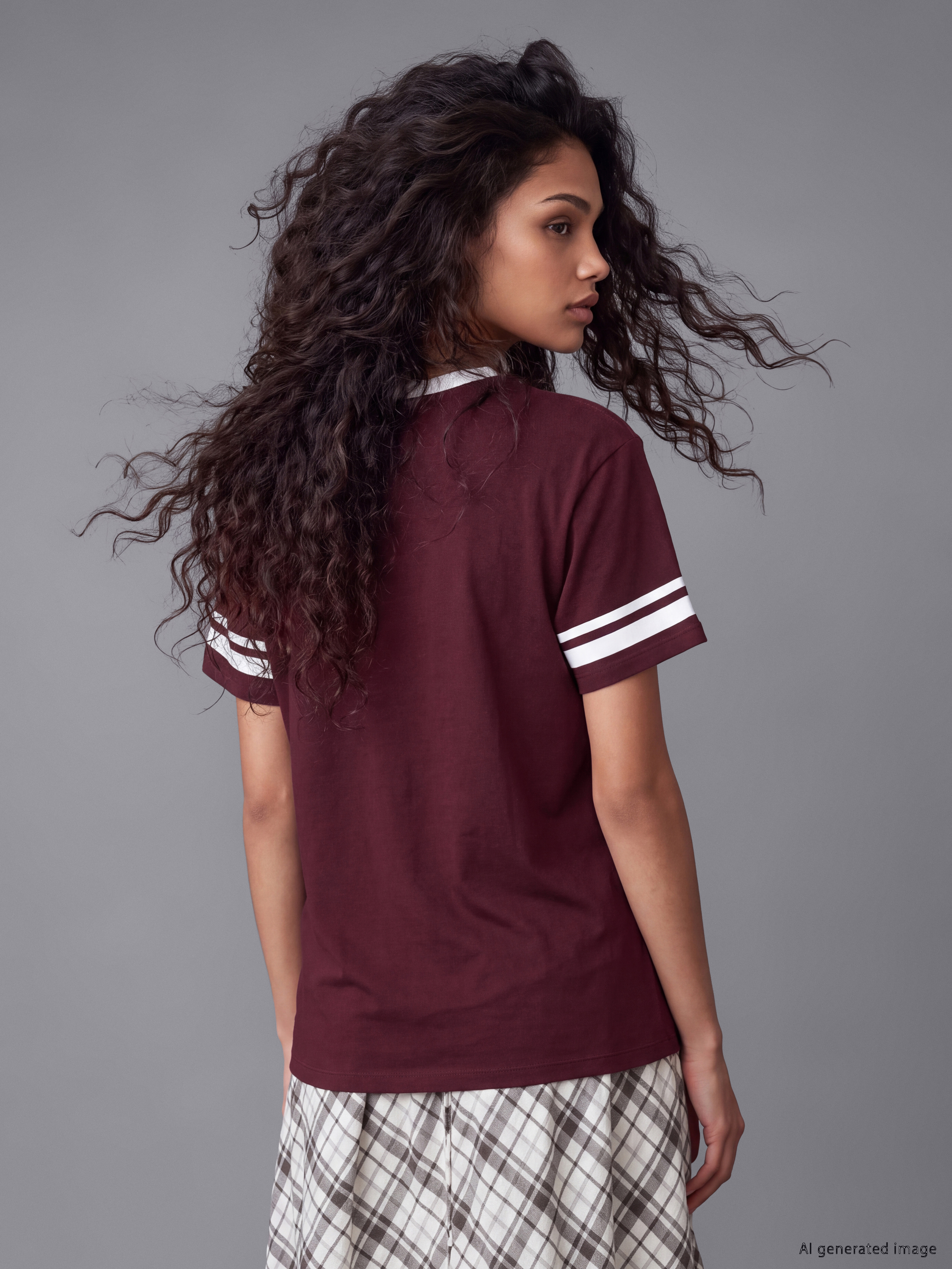 XSIDE Harry Potter Baskılı Oversize Kadın Tişört görsel 4