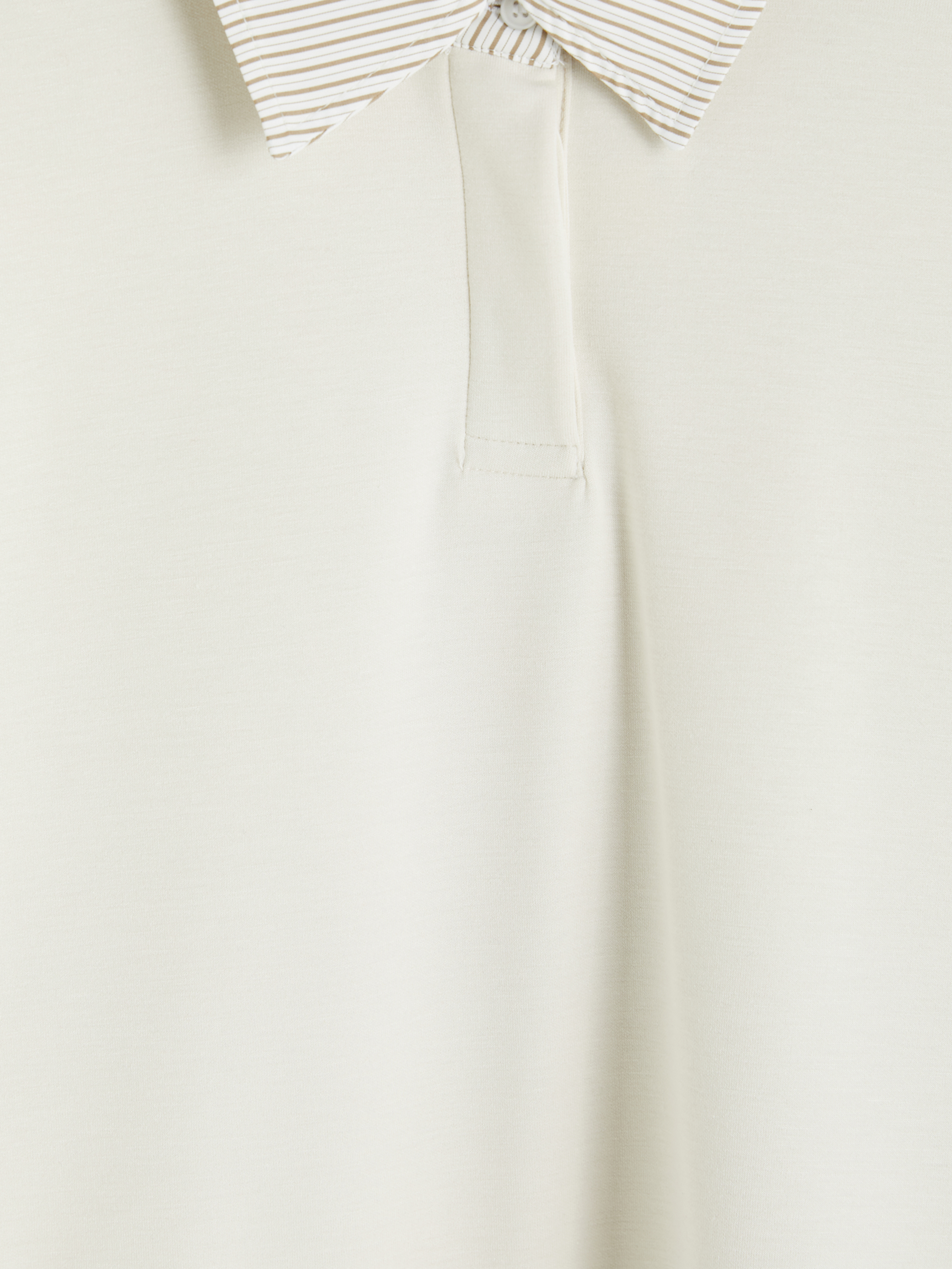LCW Modest Gömlek Yaka Soft Touch Kadın Sweatshirt Tunik görsel 6