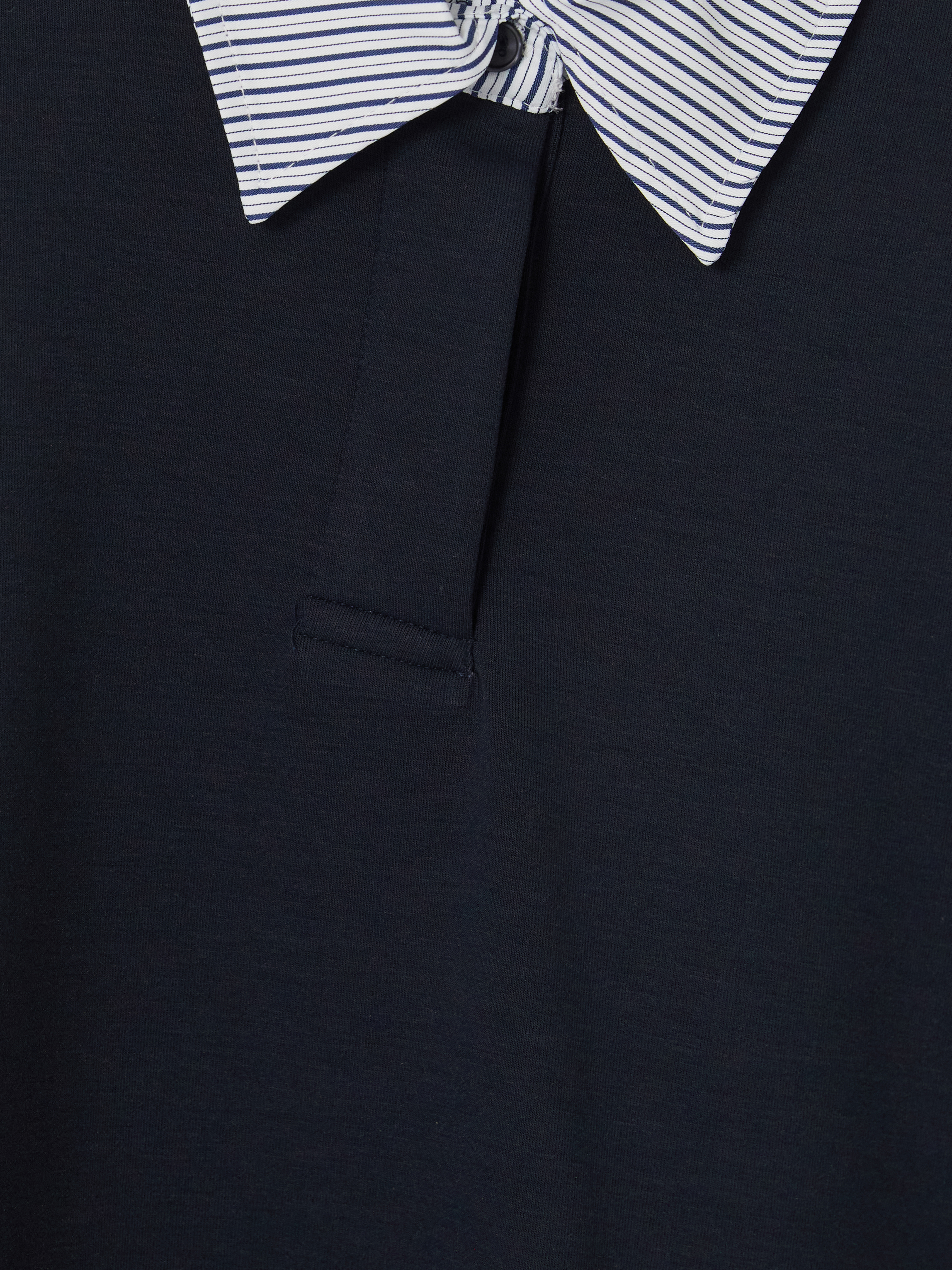 LCW Modest Gömlek Yaka Kadın Sweatshirt Tunik görsel 2