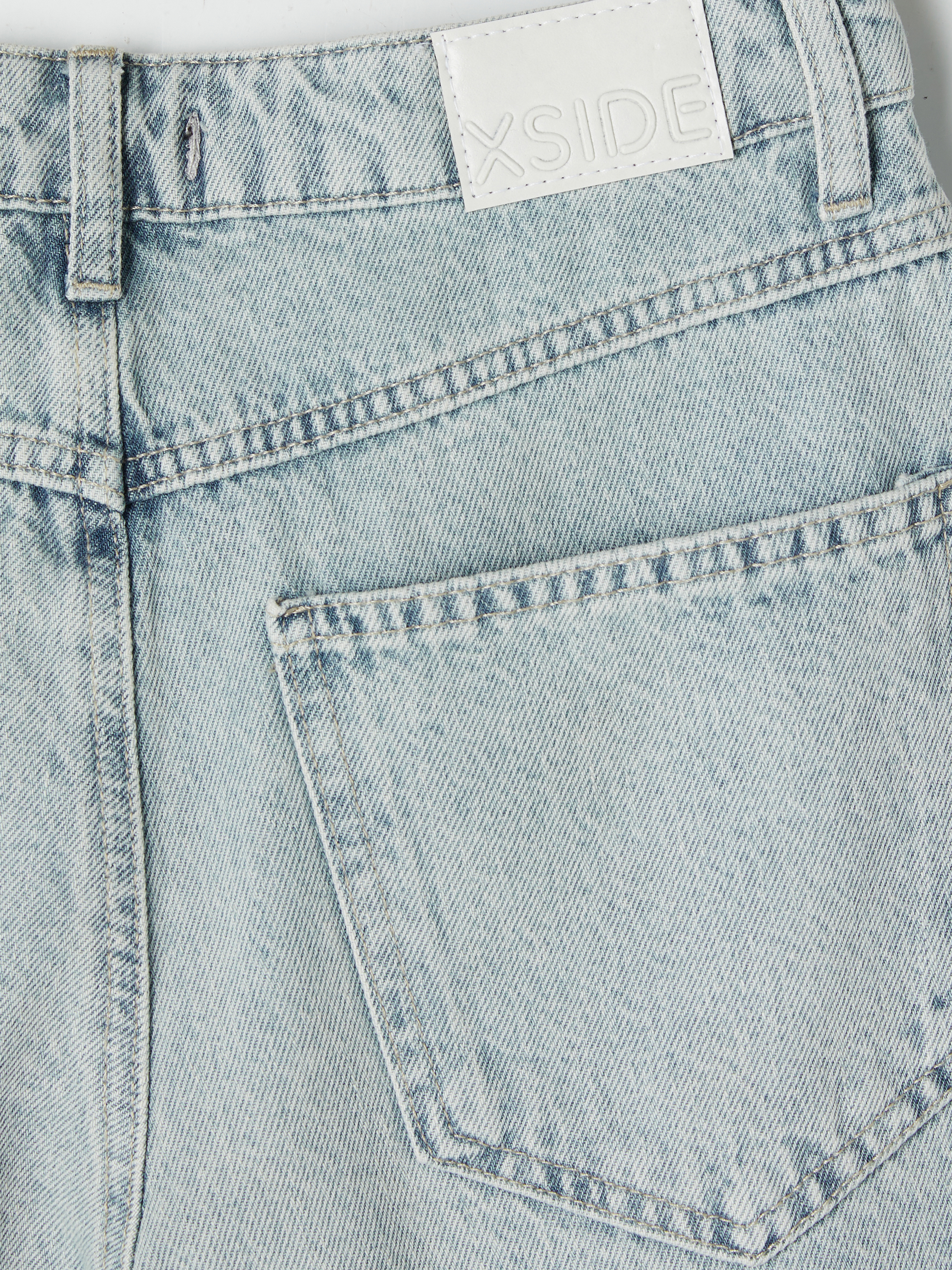 XSIDE Yüksek Bel Wideleg Kadın Jean Pantolon görsel 7