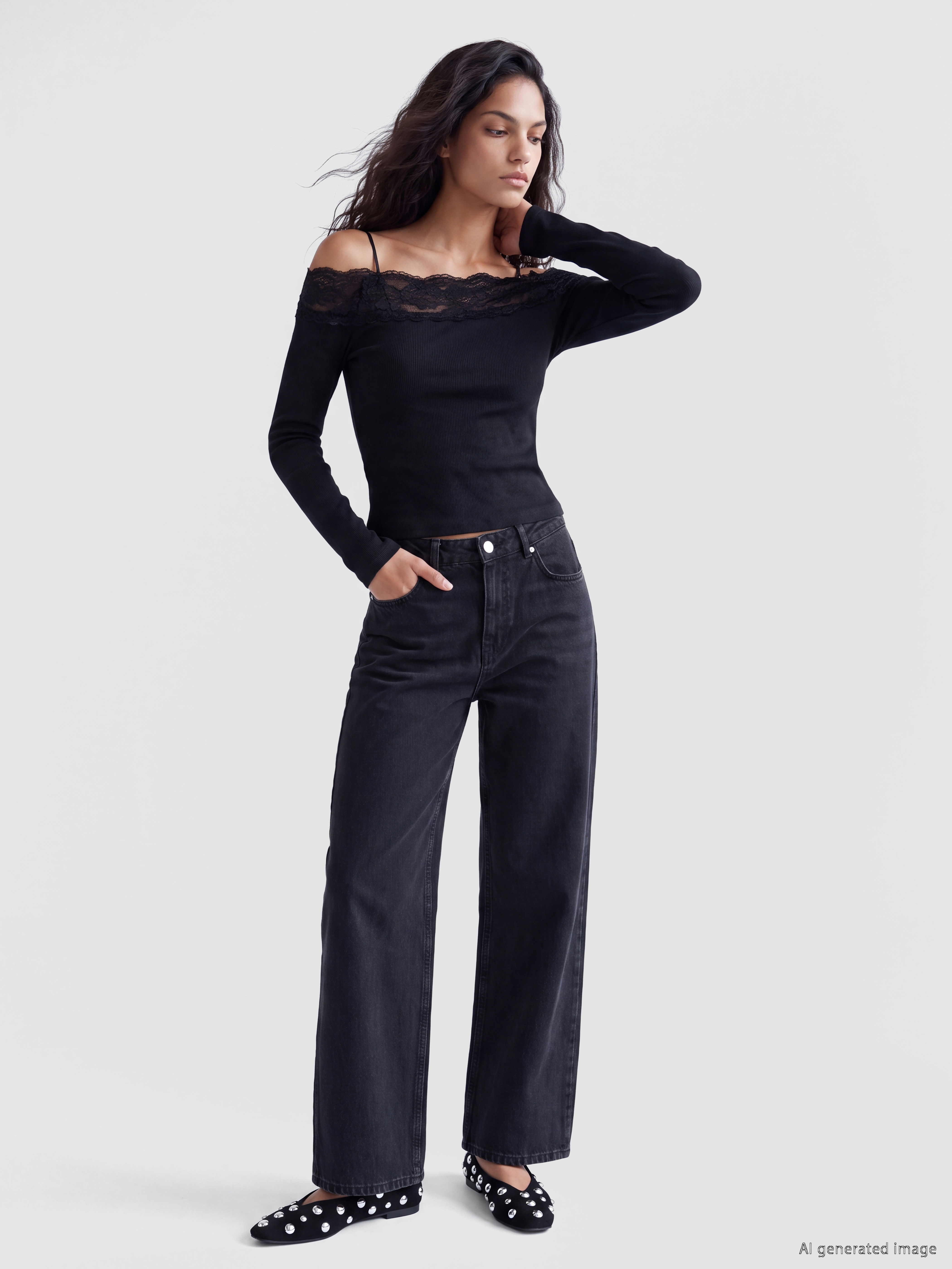 XSIDE Wideleg Kadın Jean Pantolon