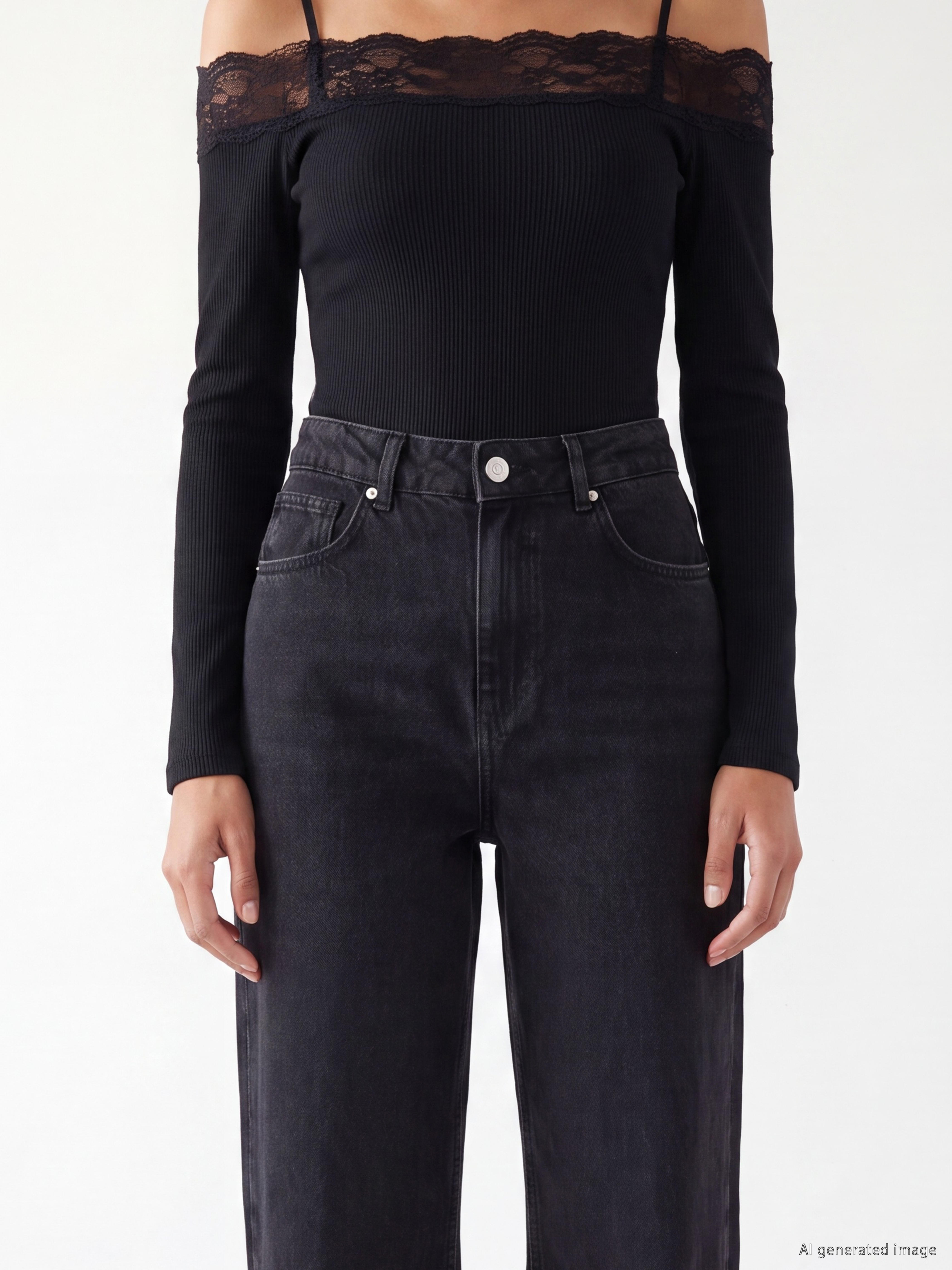 XSIDE Wideleg Kadın Jean Pantolon görsel 3