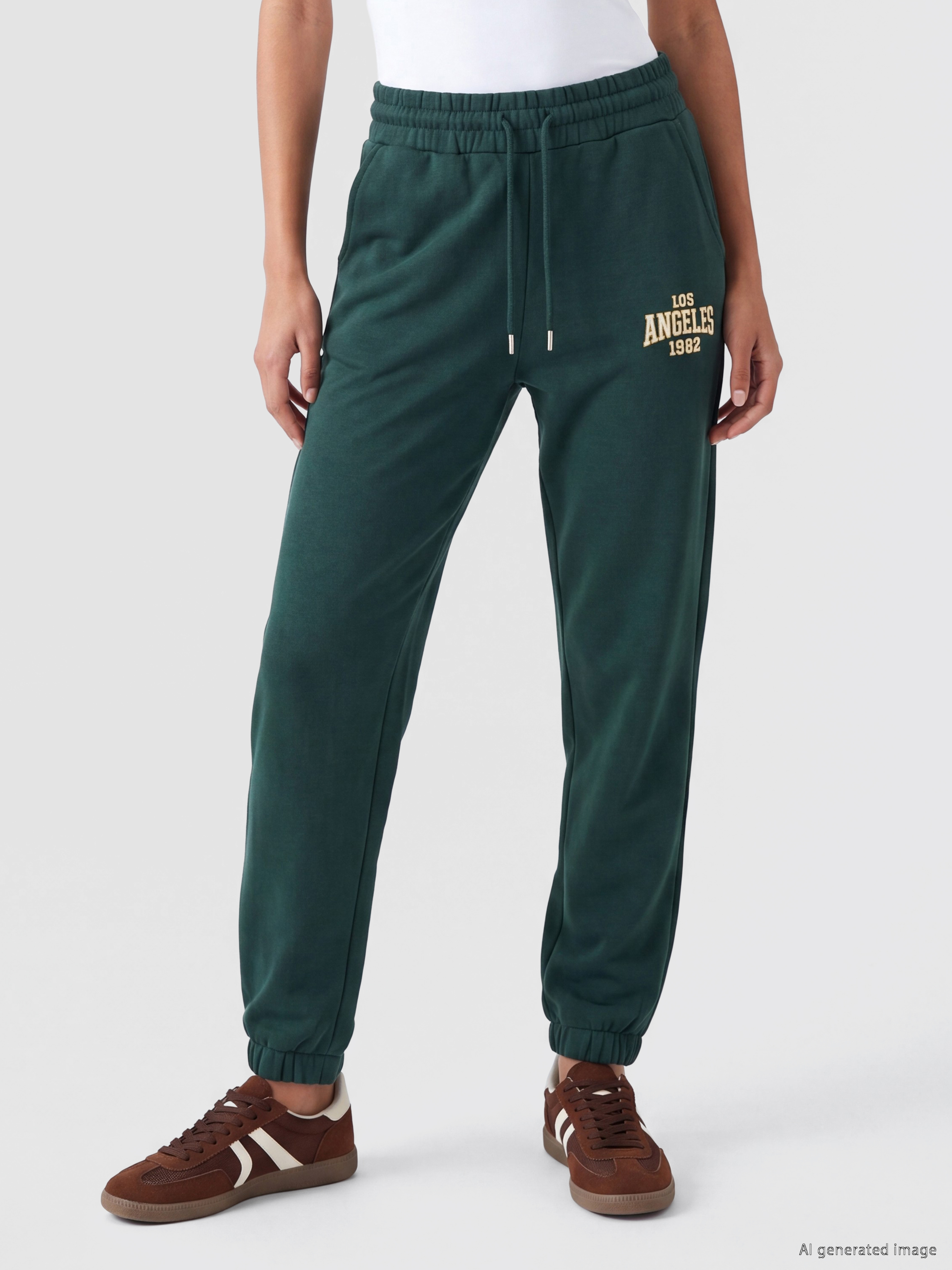 XSIDE Los Angeles Baskılı Kadın Jogger Eşofman Altı görsel 2