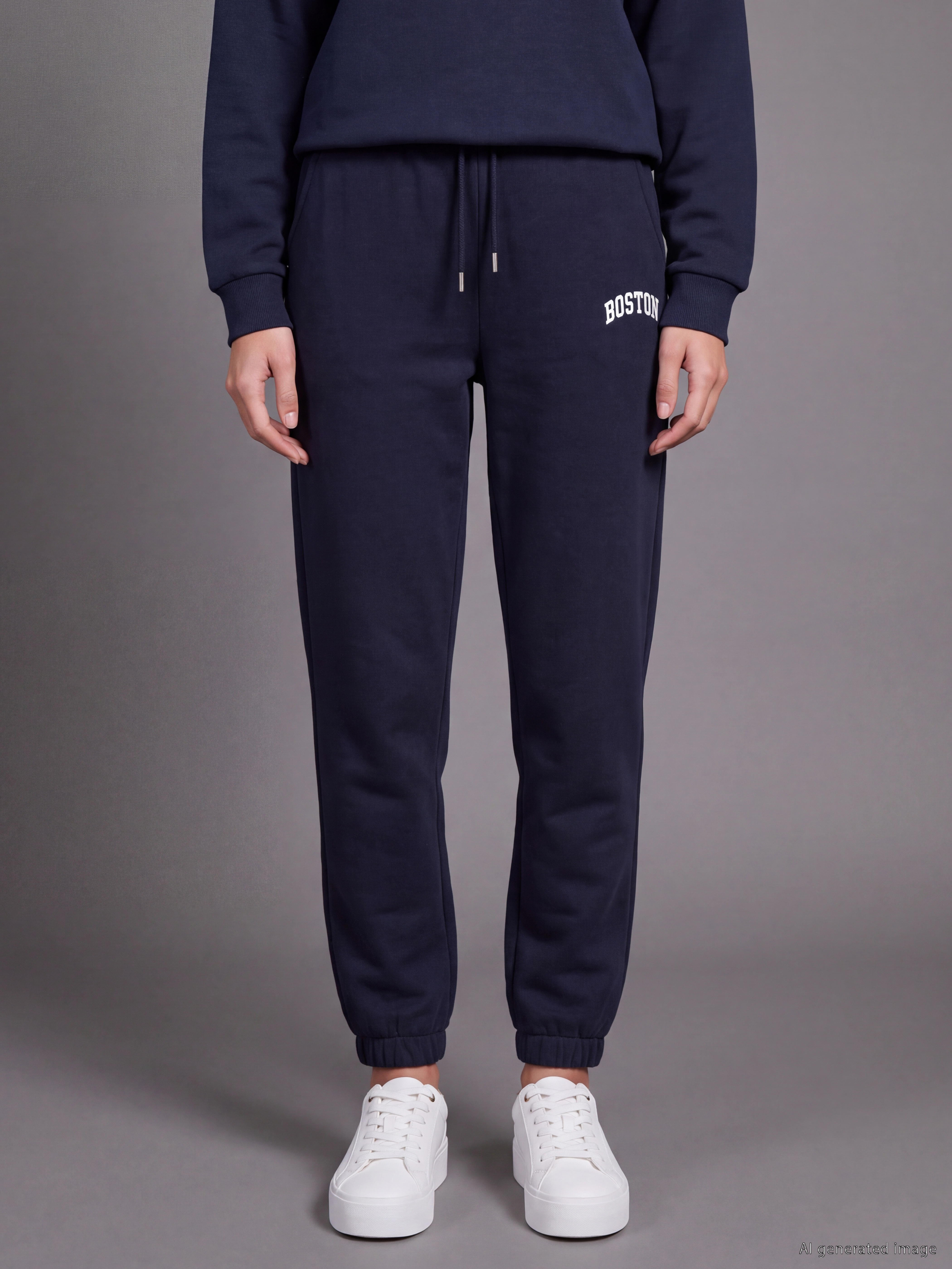 XSIDE Nakışlı Kadın Jogger Eşofman Altı görsel 2