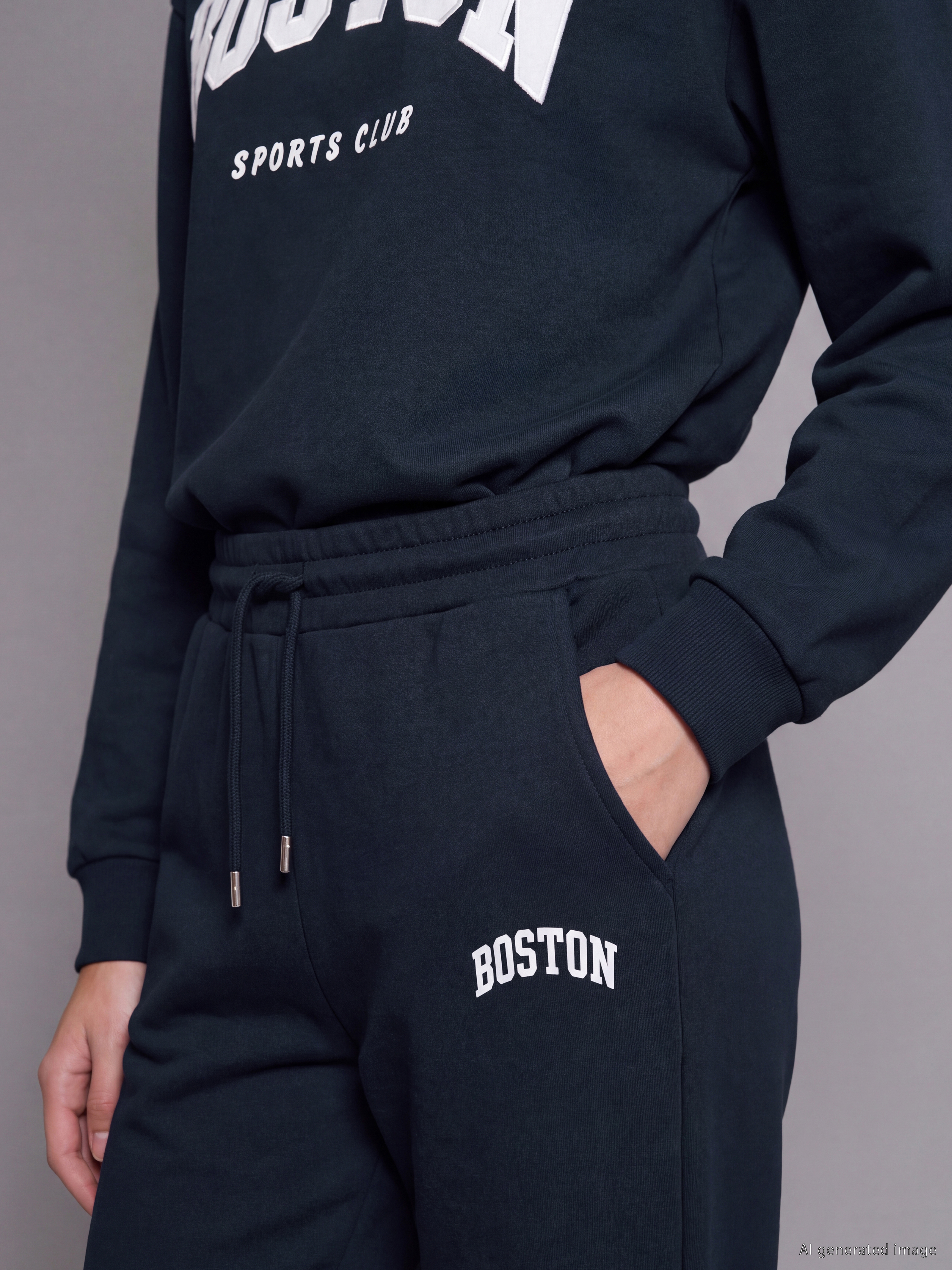 XSIDE Nakışlı Kadın Jogger Eşofman Altı görsel 3