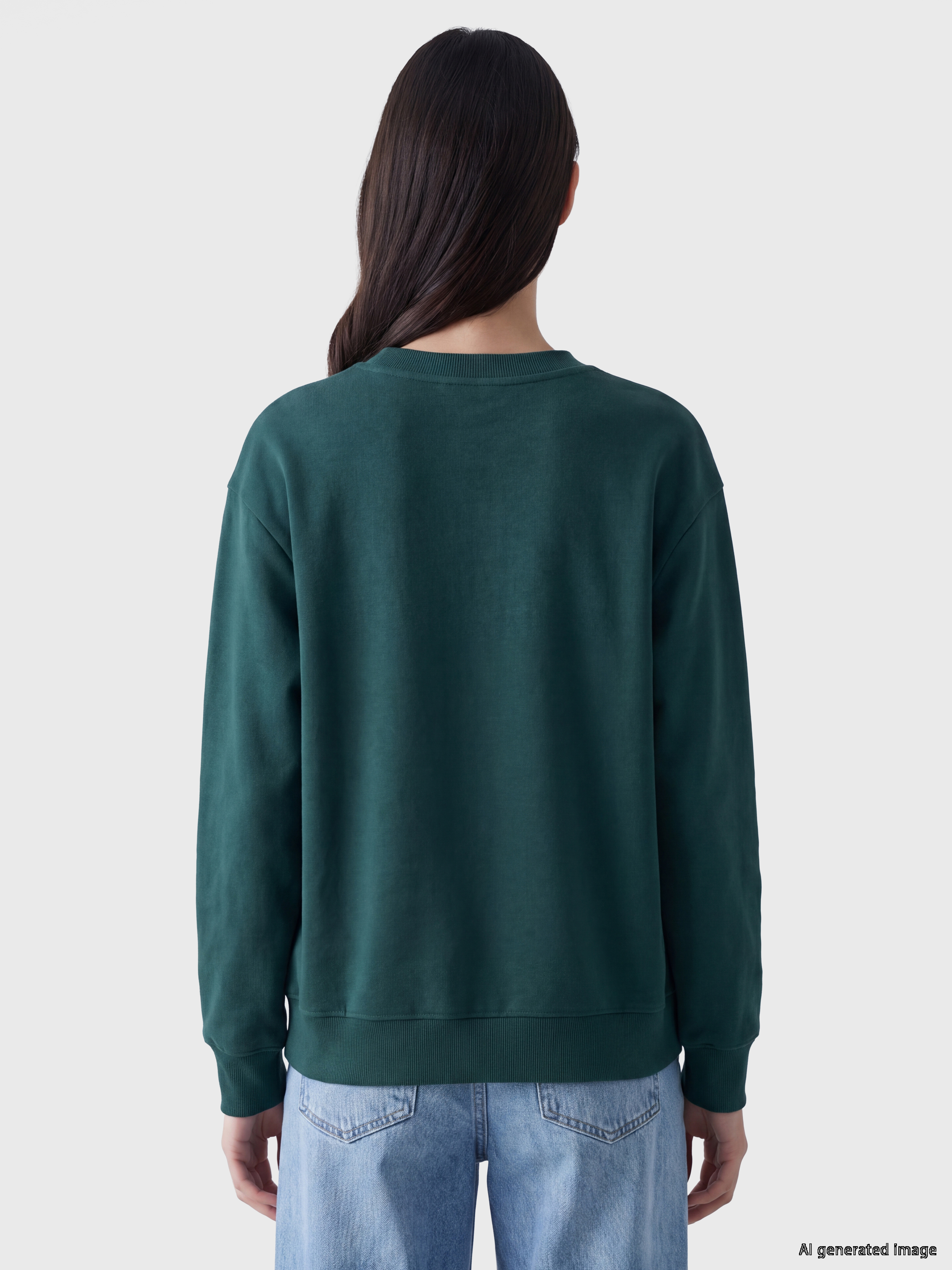 XSIDE Los Angeles Baskılı Kadın Sweatshirt görsel 3