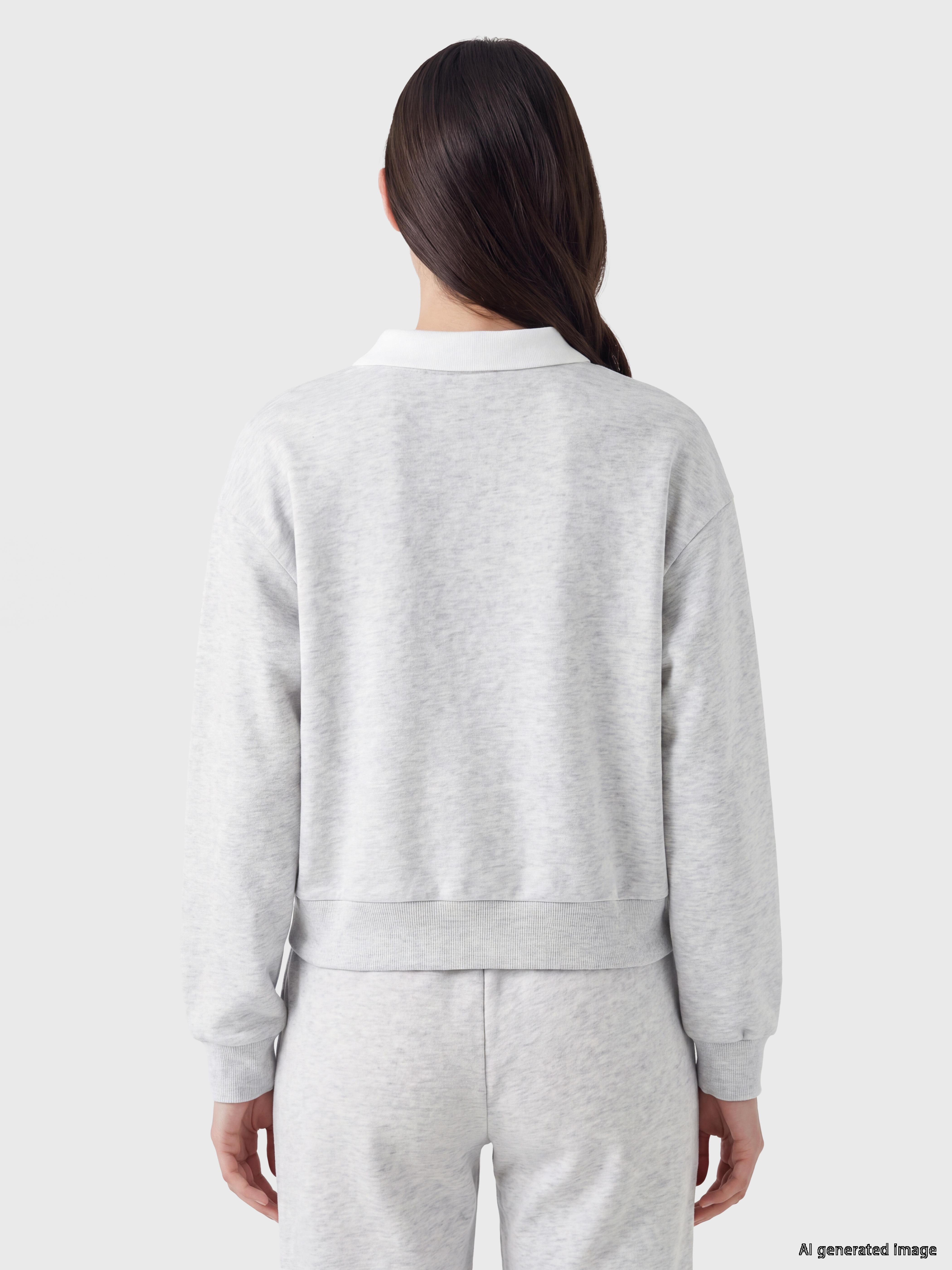 XSIDE Oversize Kadın Kalın Sweatshirt görsel 5