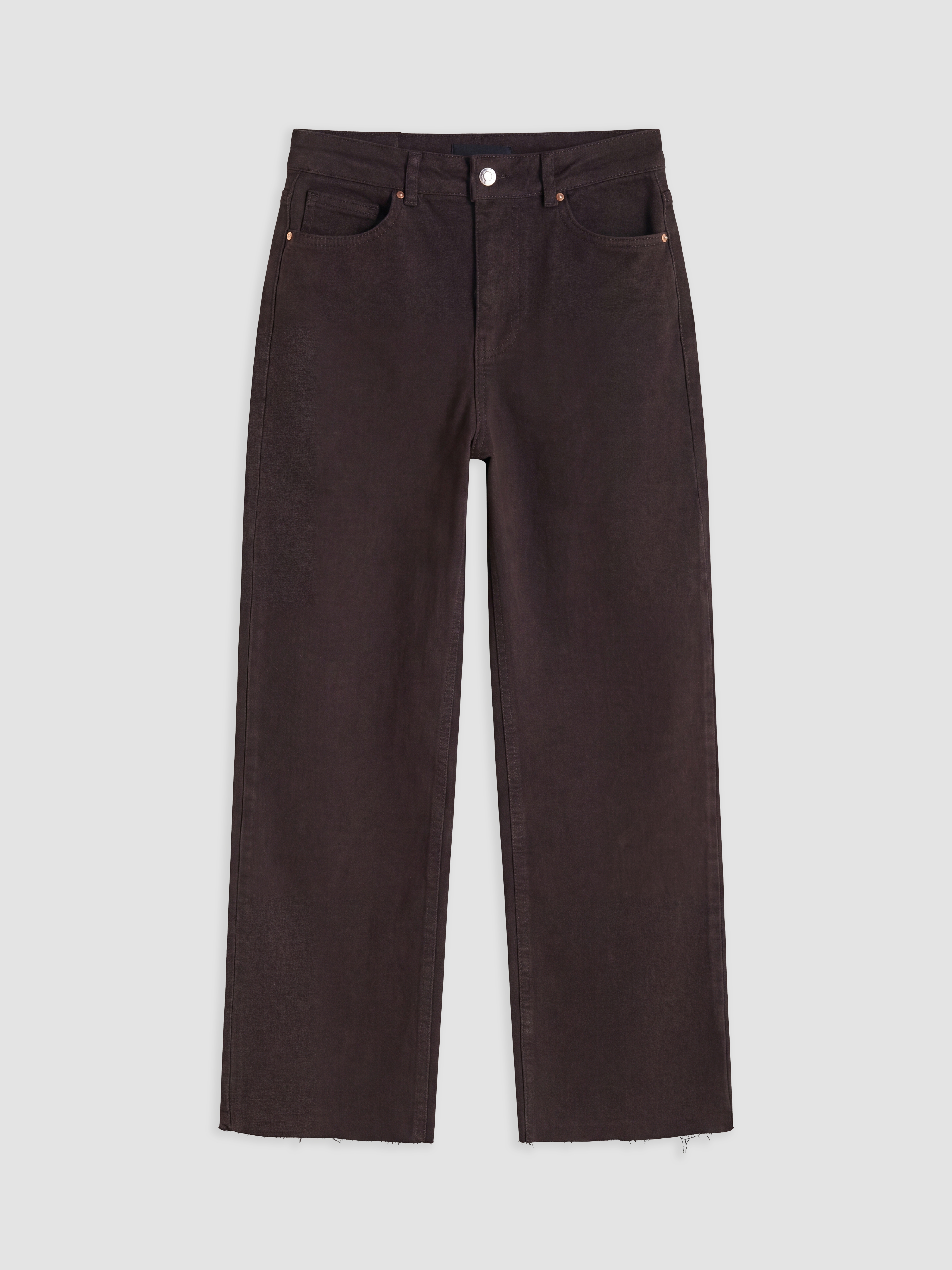 XSIDE Yüksek Bel Wideleg Kadın Jean Pantolon görsel 5