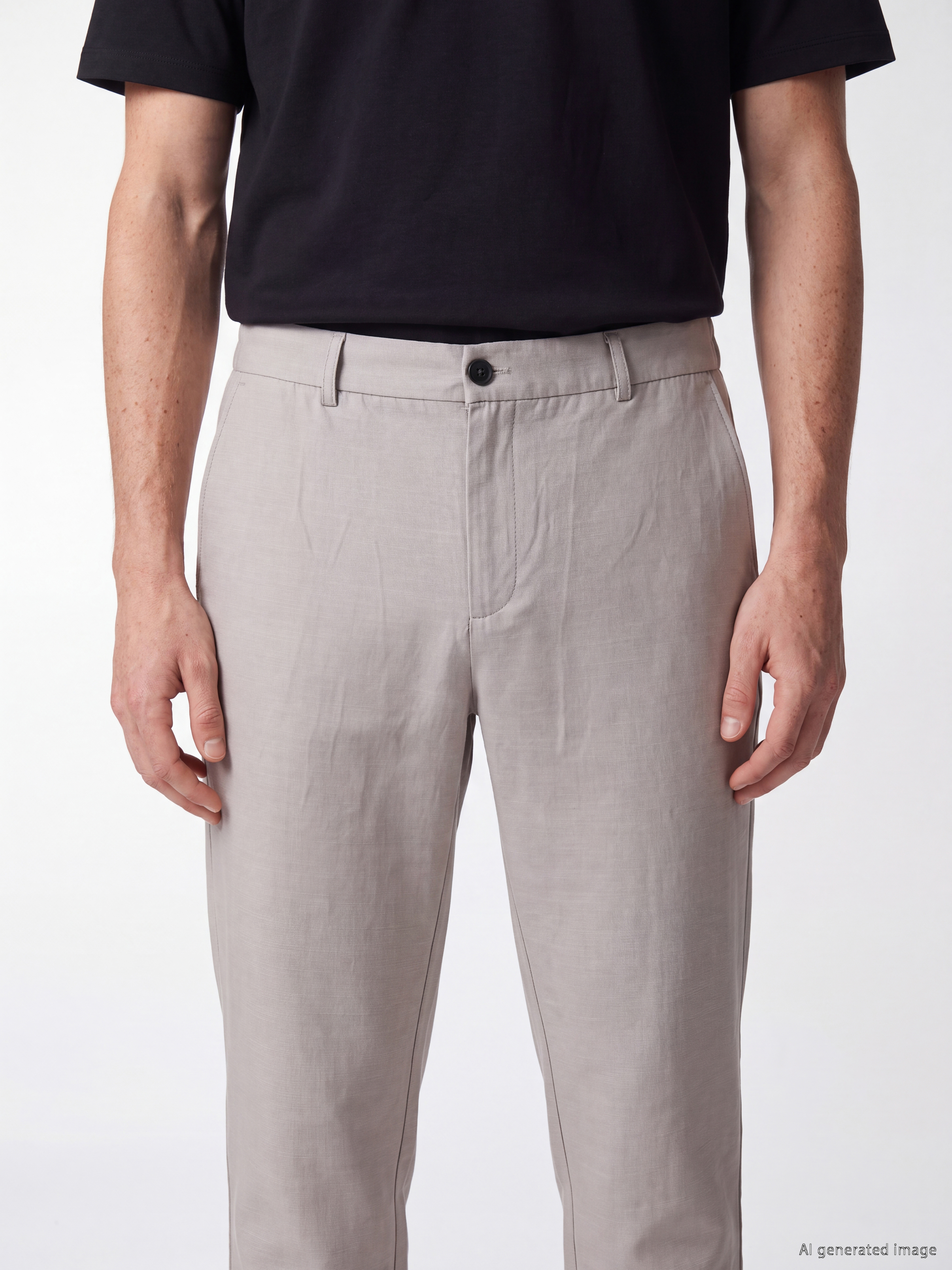 SOUTHBLUE Regular Fit Keten Karışımlı Erkek Pantolon görsel 3