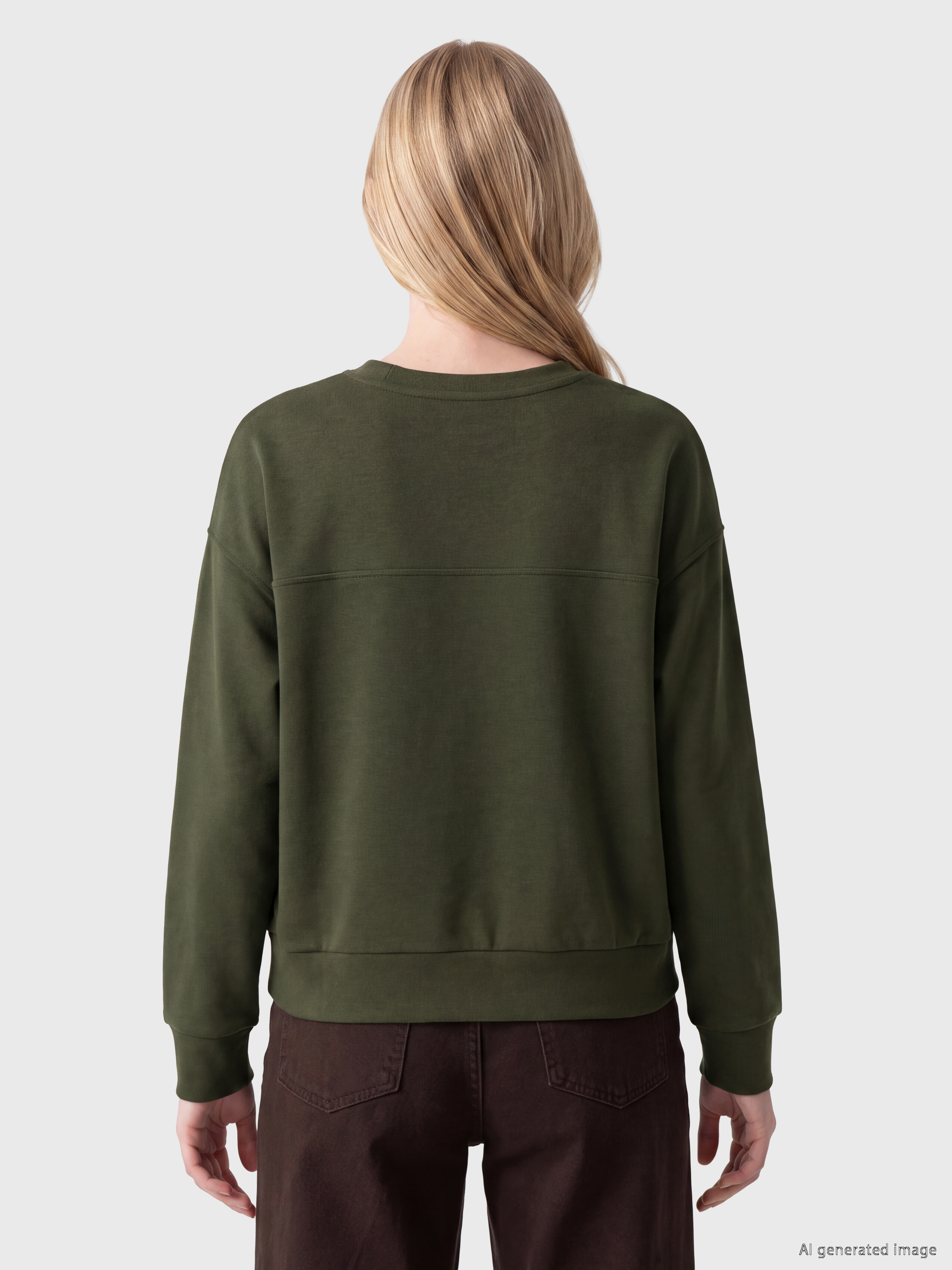 XSIDE Soft Tocuh Oversize Kadın Sweatshirt görsel 5