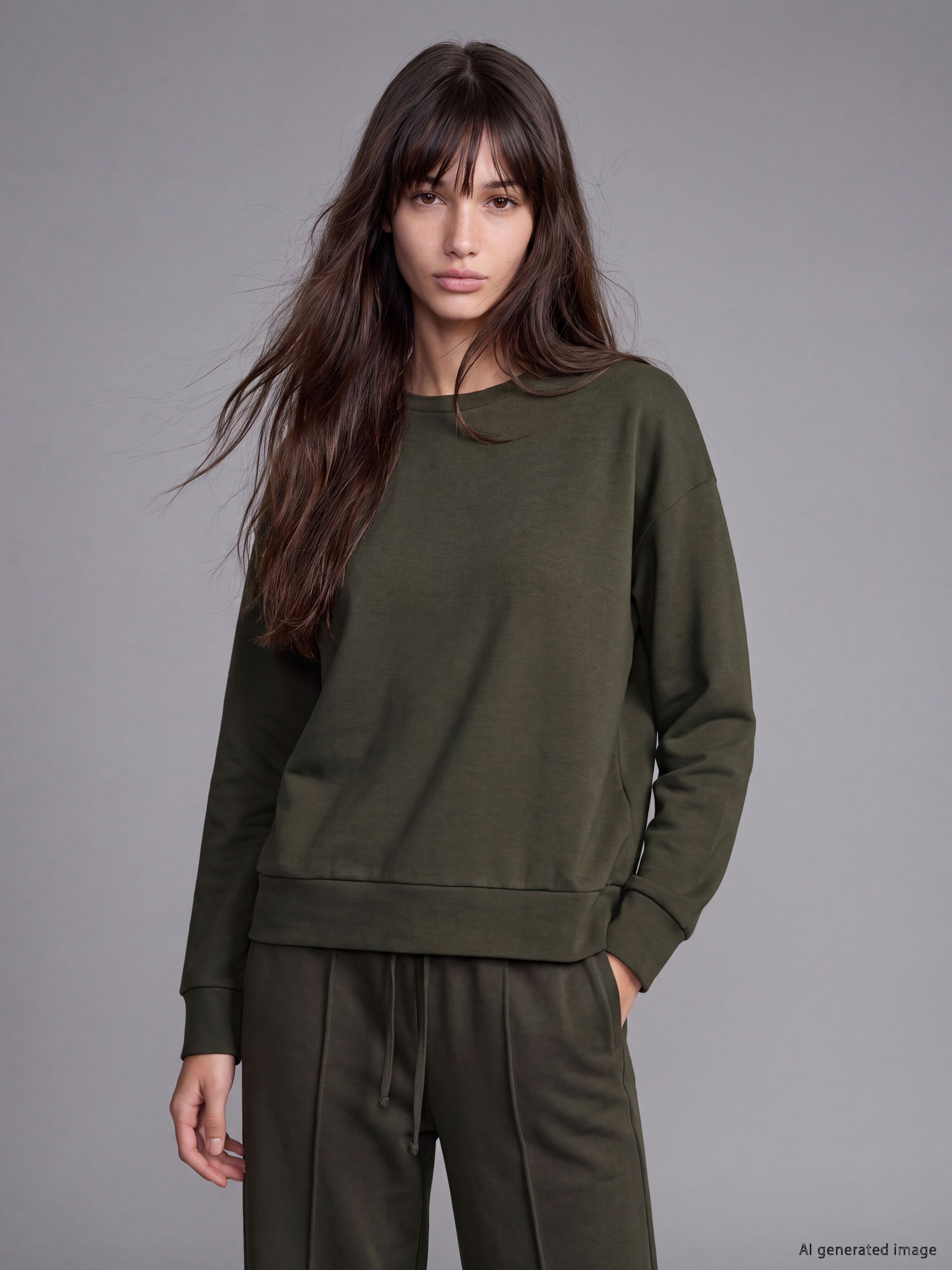 XSIDE Soft Tocuh Oversize Kadın Sweatshirt