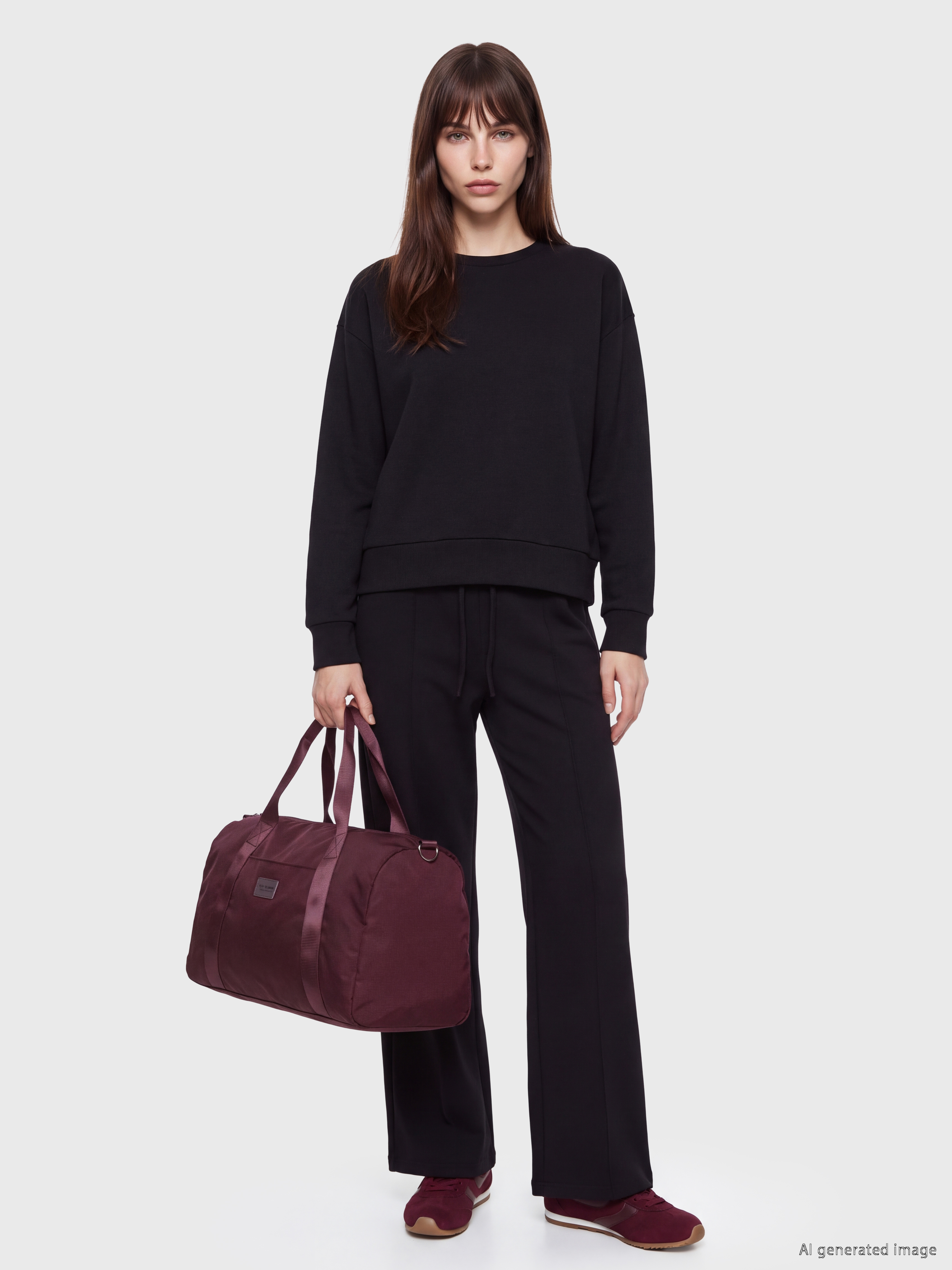 XSIDE Soft Tocuh Oversize Kadın Sweatshirt görsel 2