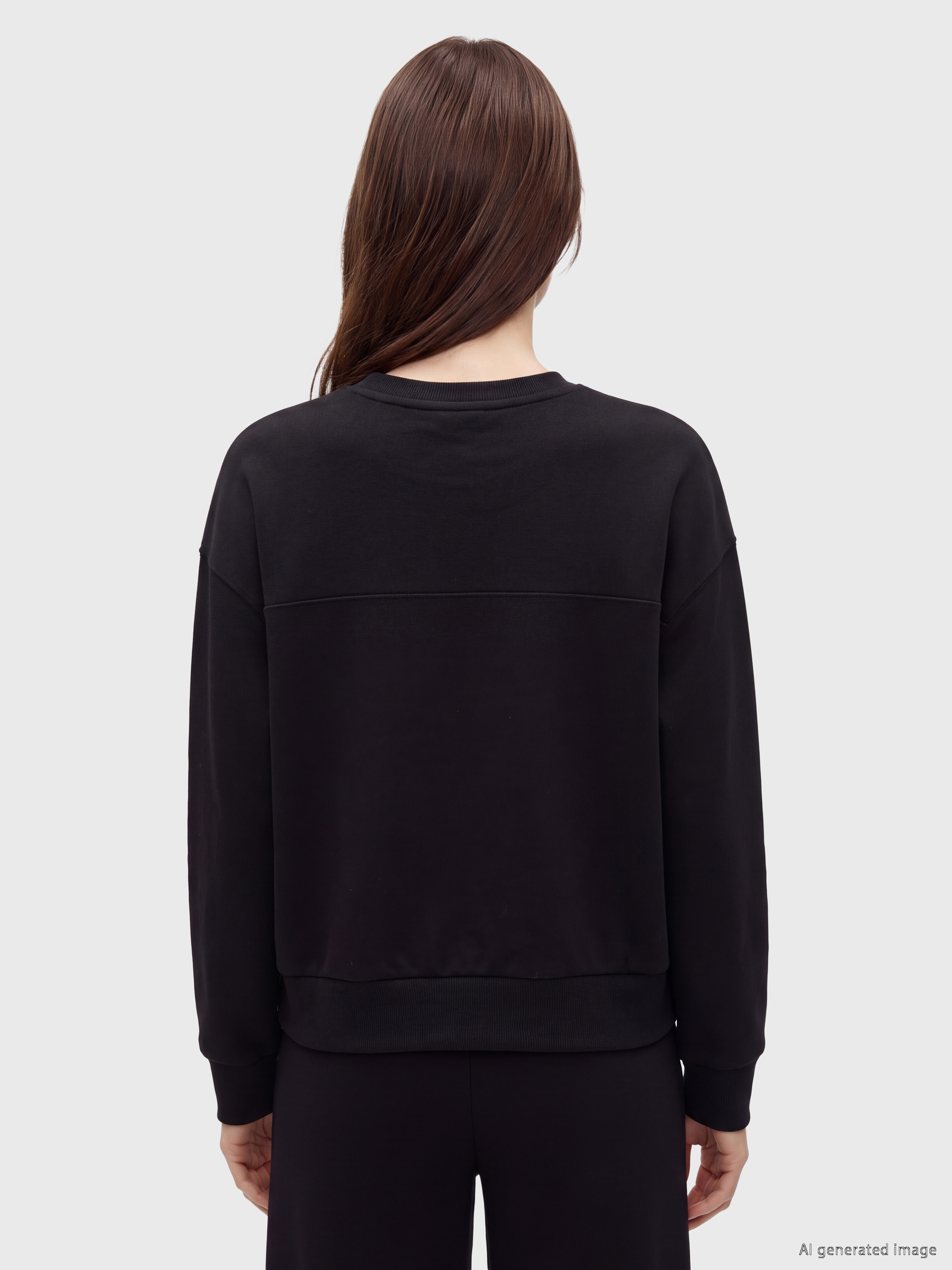 XSIDE Soft Tocuh Oversize Kadın Sweatshirt görsel 3