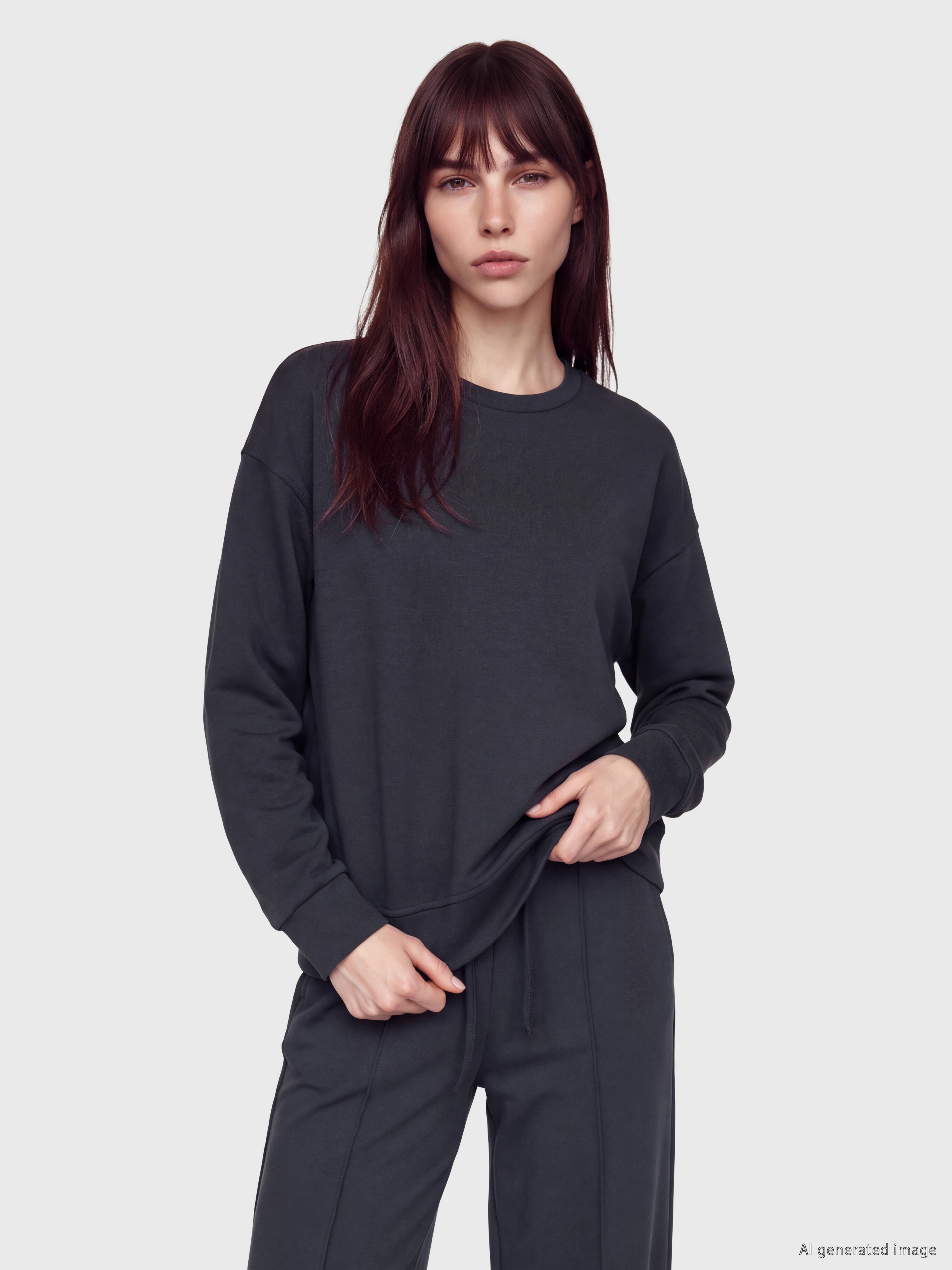 XSIDE Soft Tocuh Oversize Kadın Sweatshirt
