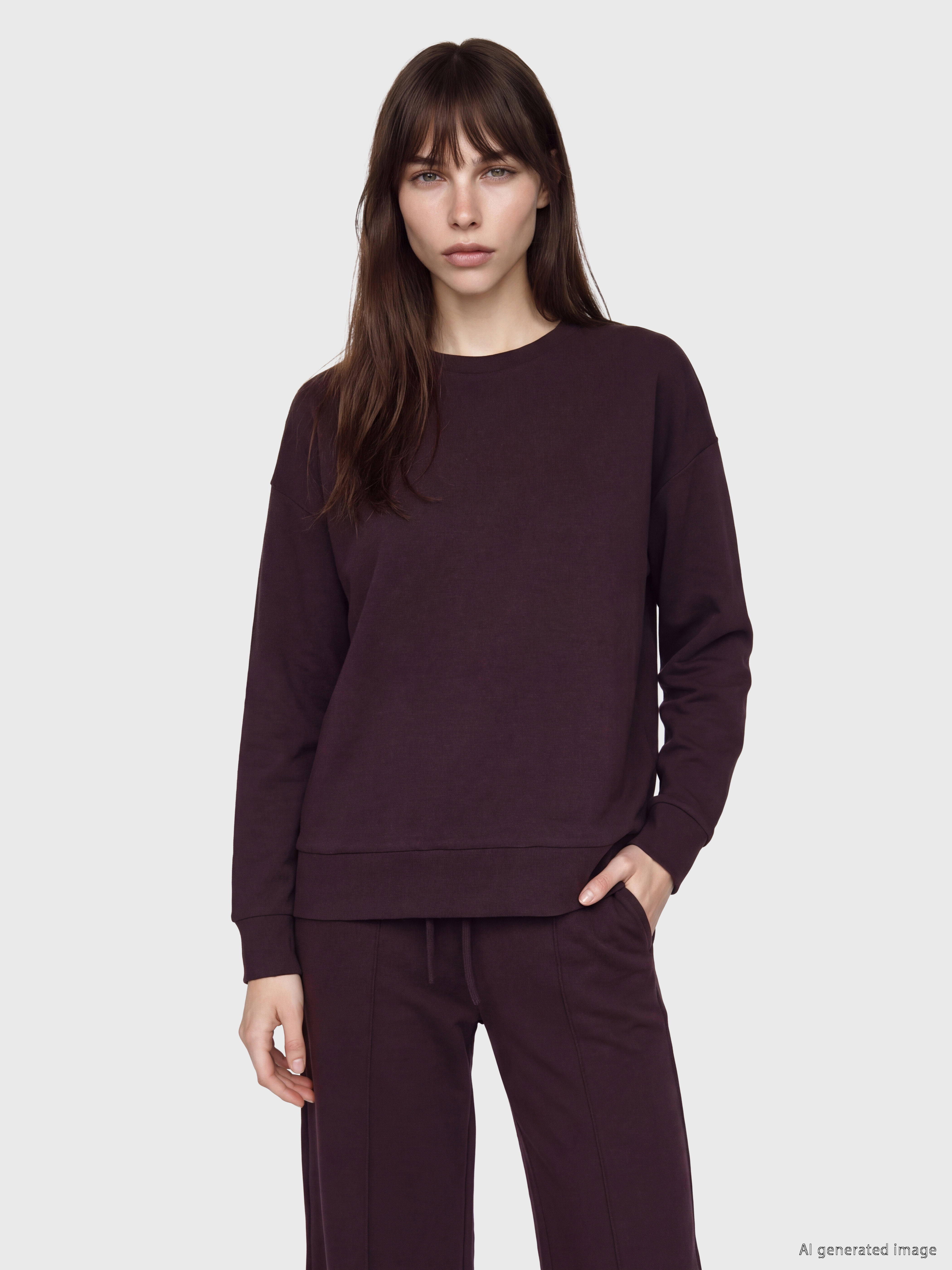 XSIDE Soft Tocuh Oversize Kadın Sweatshirt