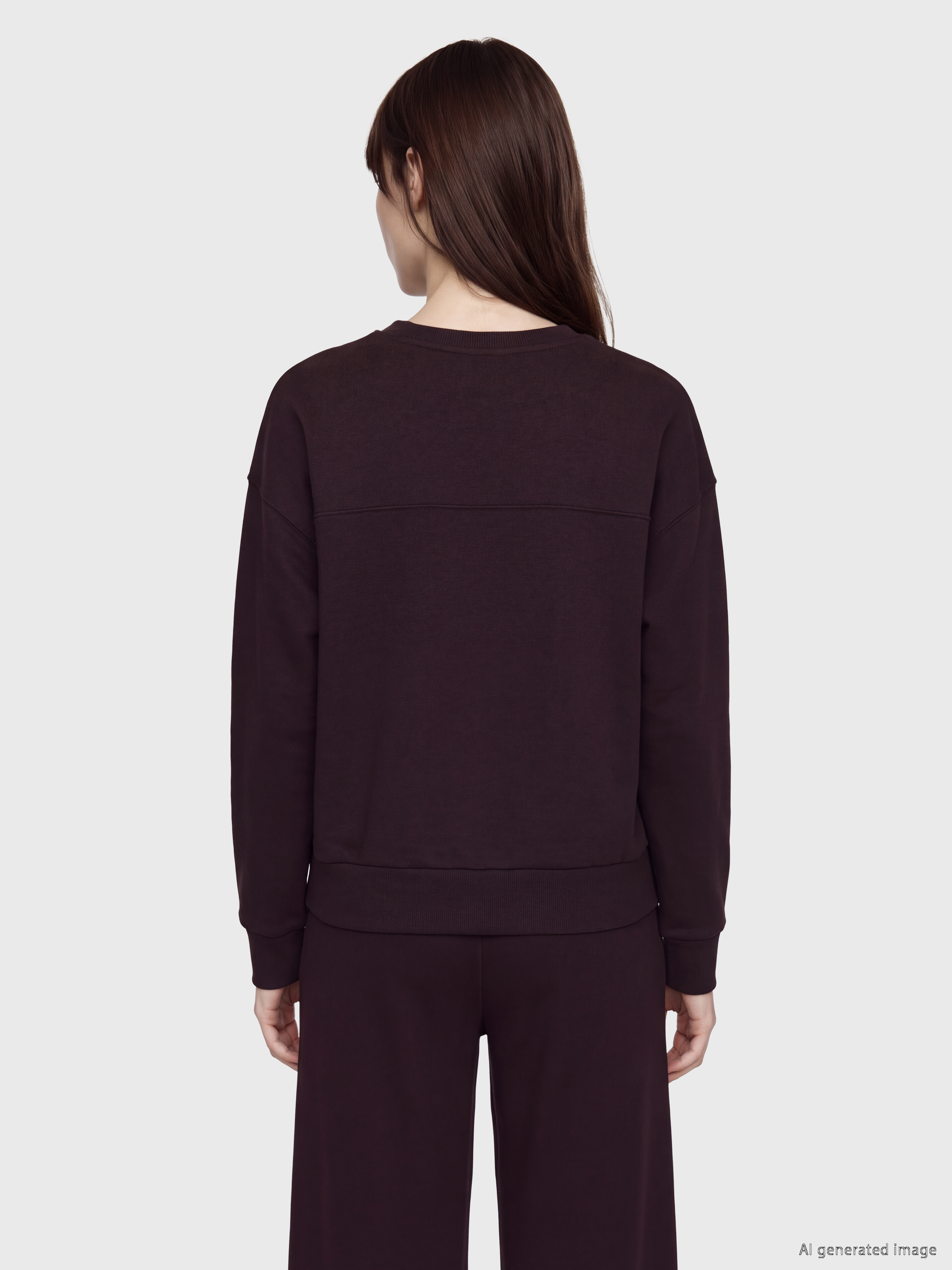 XSIDE Soft Tocuh Oversize Kadın Sweatshirt görsel 4
