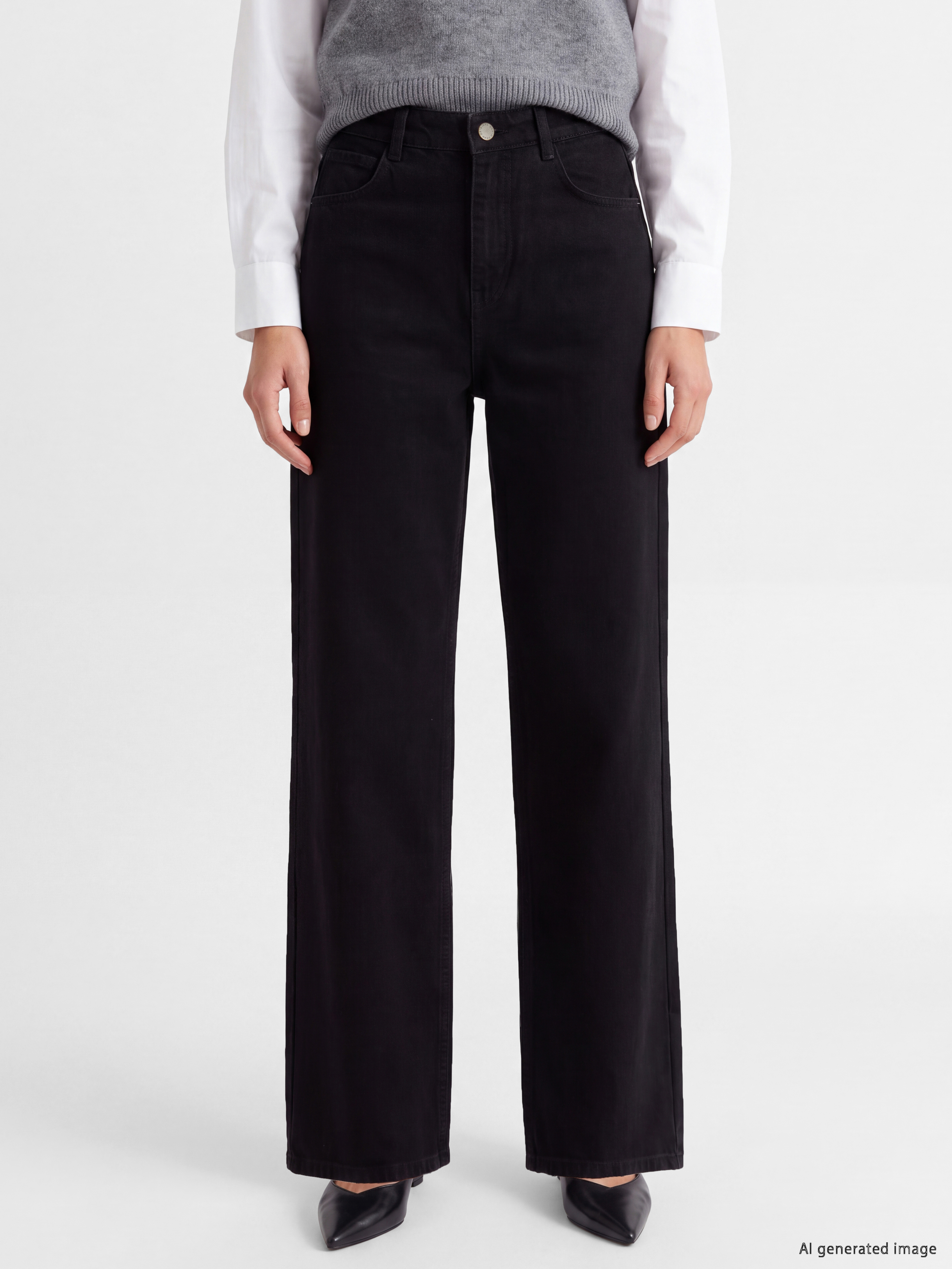 LC WAIKIKI Wideleg Fit Kadın Jean Pantolon görsel 2