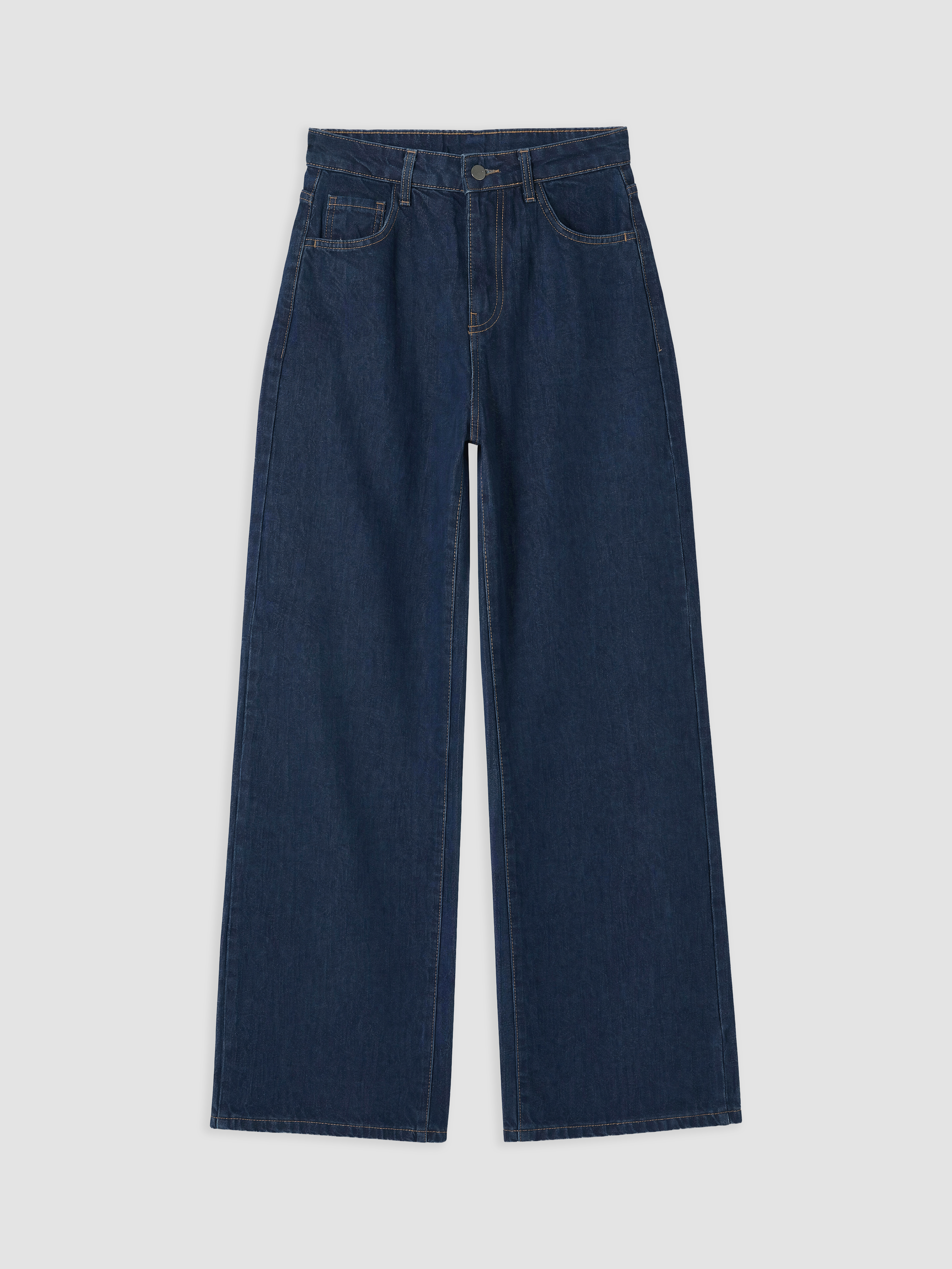 LC WAIKIKI Wideleg Kadın Jean Pantolon görsel 5