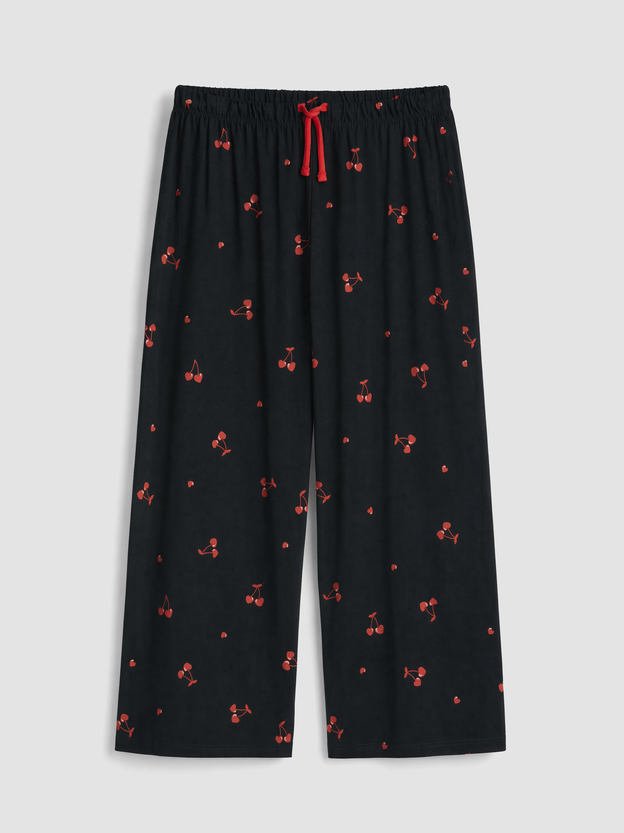 LCW DREAM Beli Lastikli Desenli Kadın Kapri Pijama Altı görsel 5