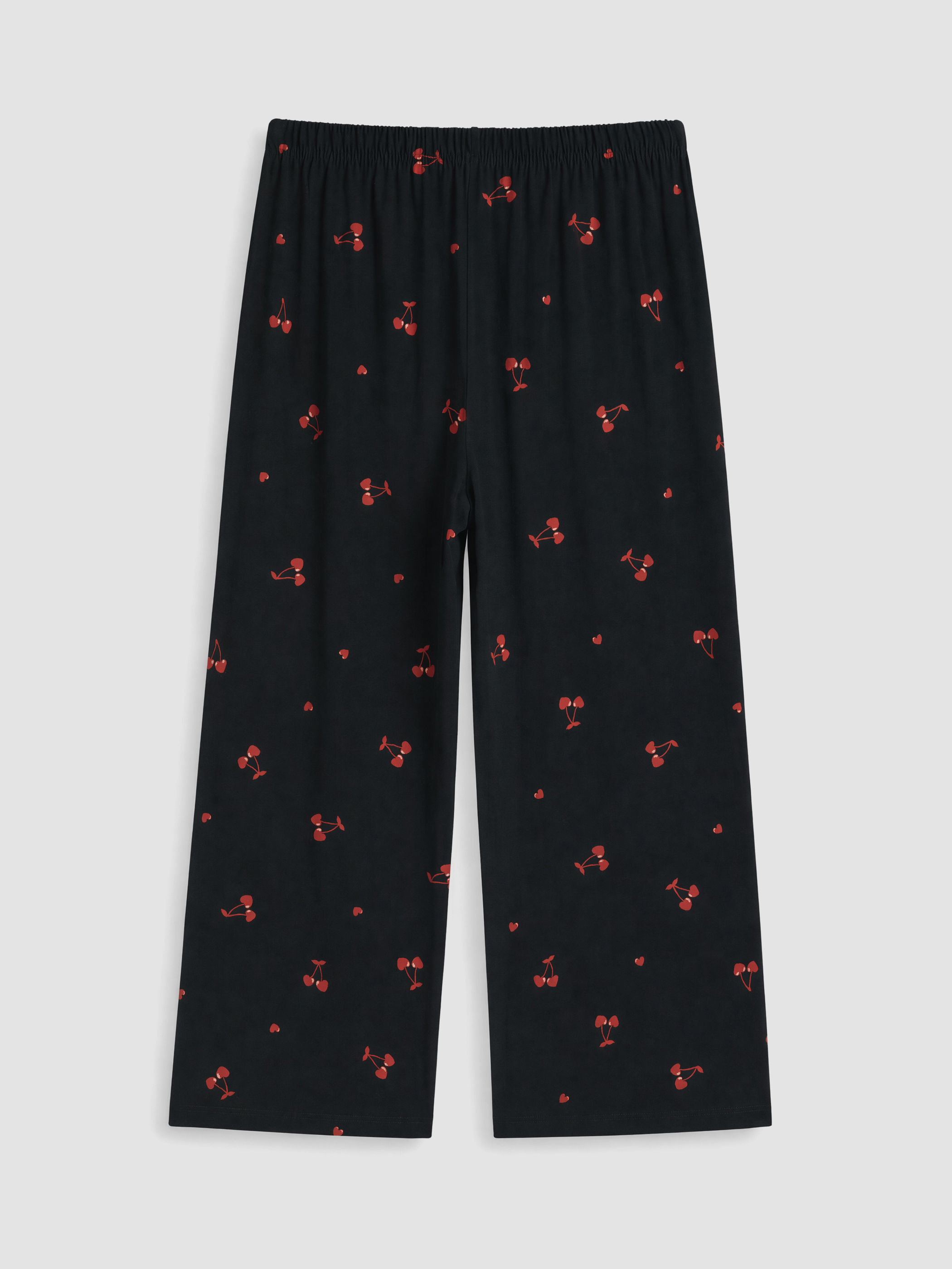LCW DREAM Beli Lastikli Desenli Kadın Kapri Pijama Altı görsel 7