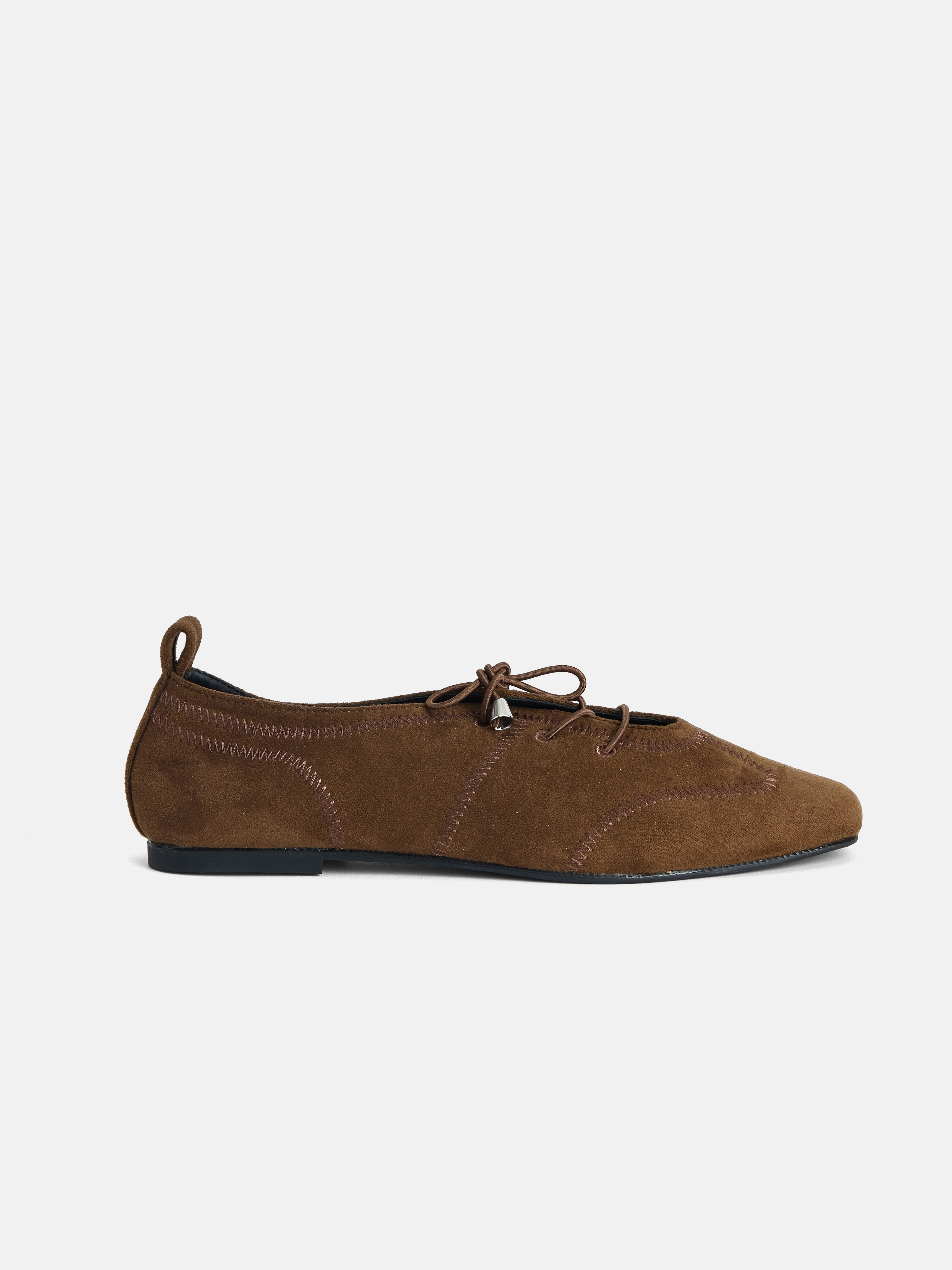 LCW STEPS Süet Görünümlü Kadın Babet görsel 3