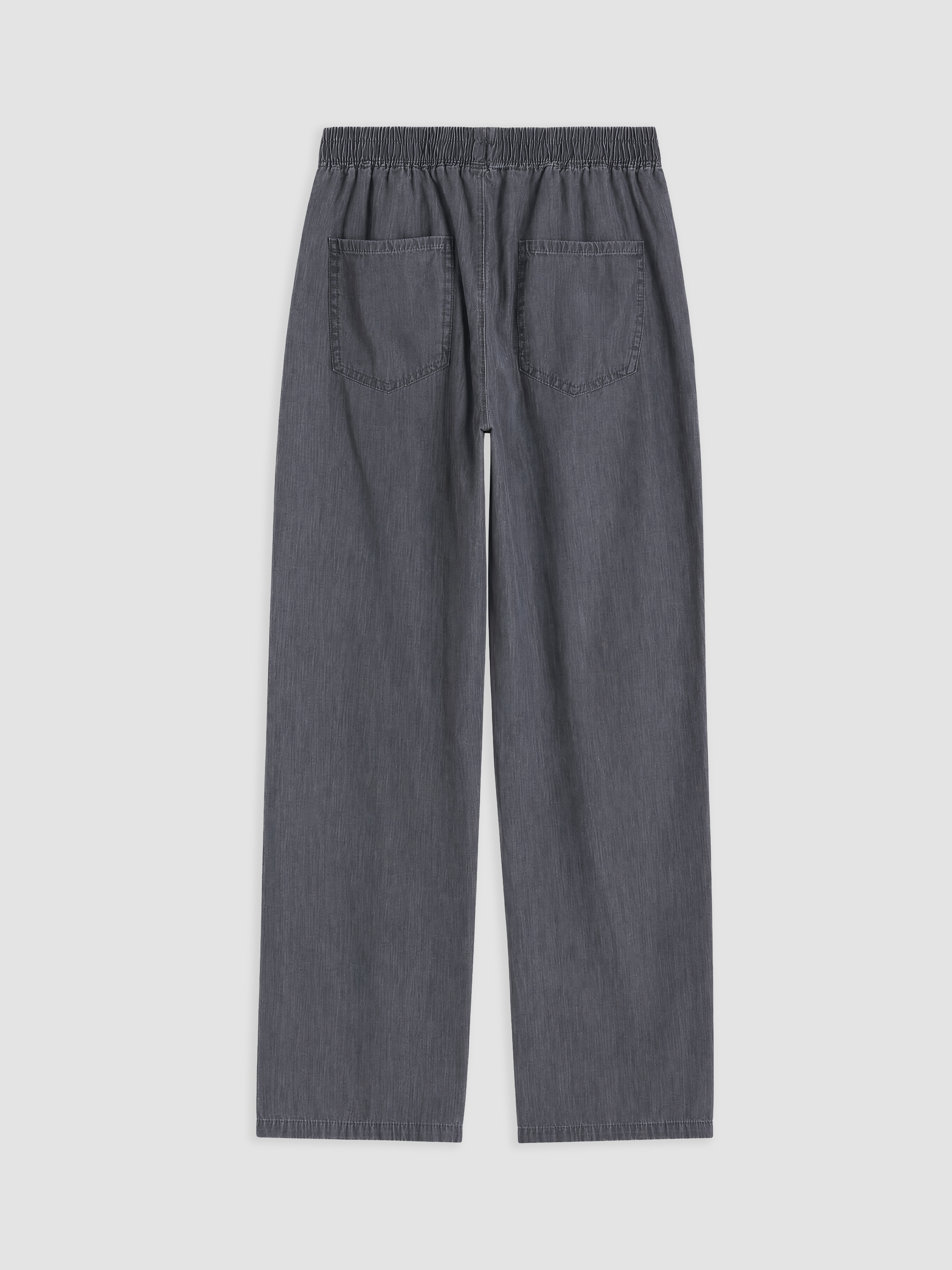 LCW Grace Beli Lastikli Straight Fit Kadın Jean Pantolon görsel 6