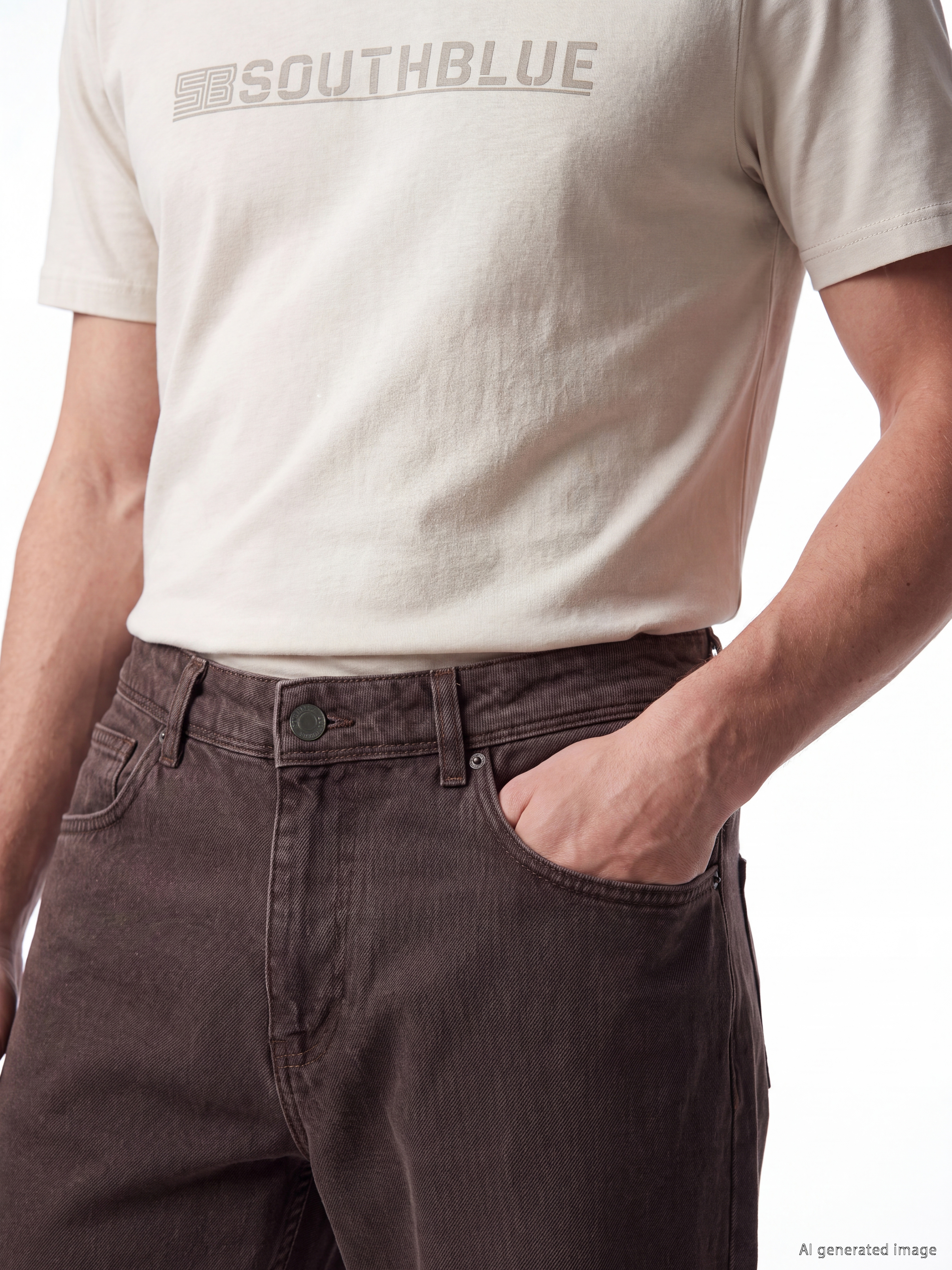 SOUTHBLUE 710 Loose Fit Erkek Jean Pantolon görsel 4