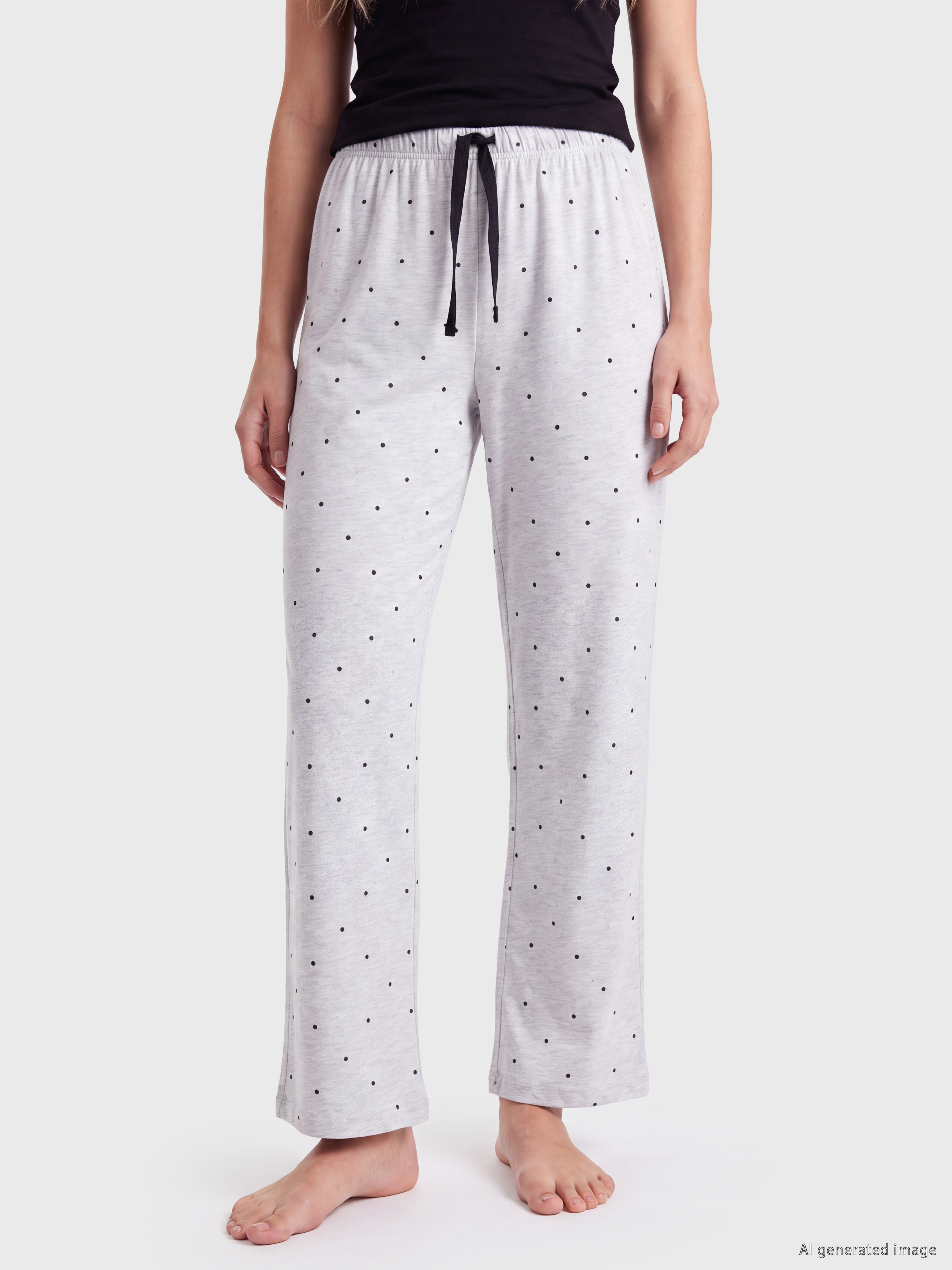 LCW DREAM Puantiyeli Kadın Pijama Alt görsel 2