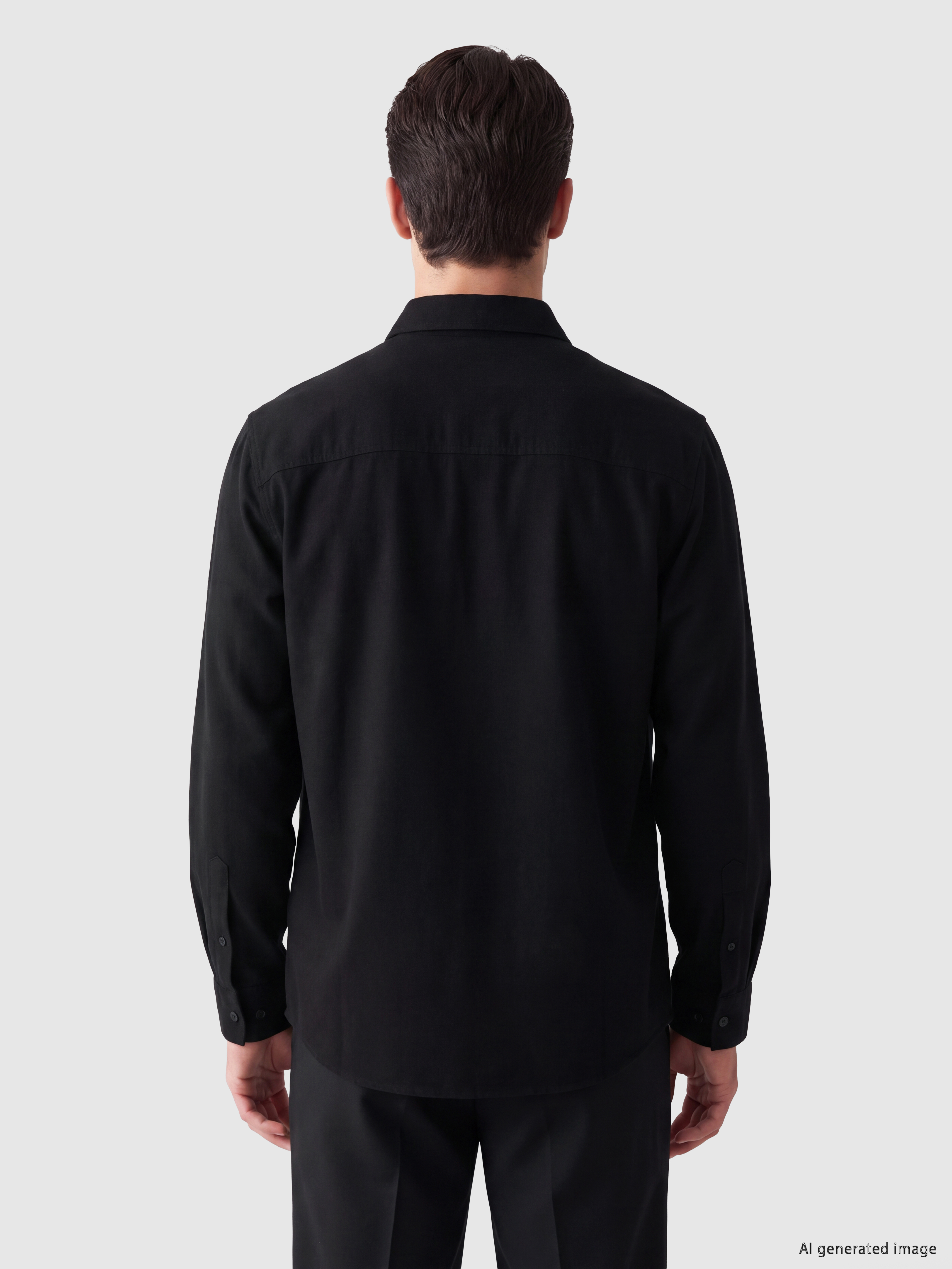LCW ECO Regular Fit Erkek Gömlek Ceket görsel 3