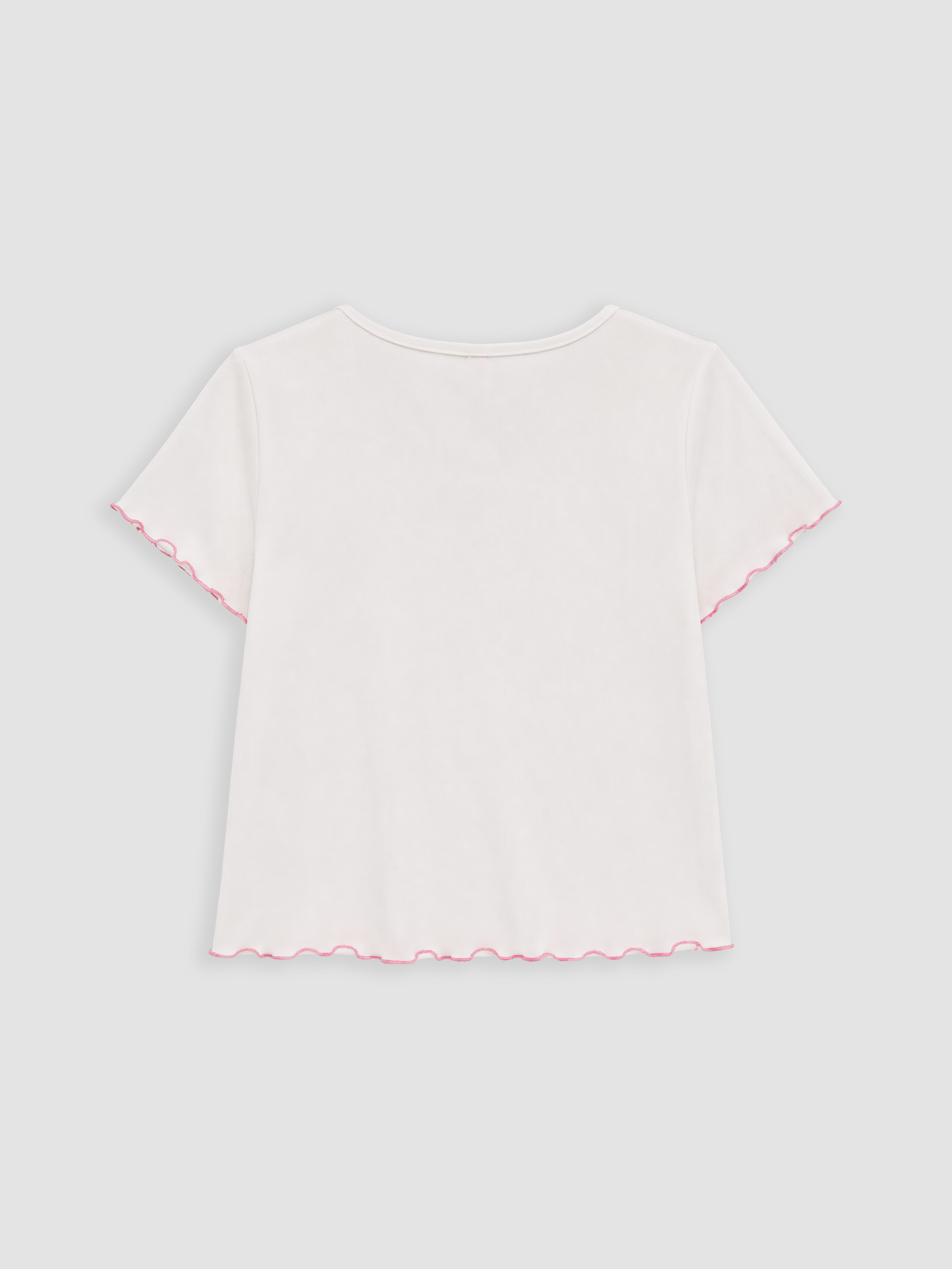 LCW DREAM Bisiklet Yaka Baskılı Kadın Pijama Takımı görsel 8
