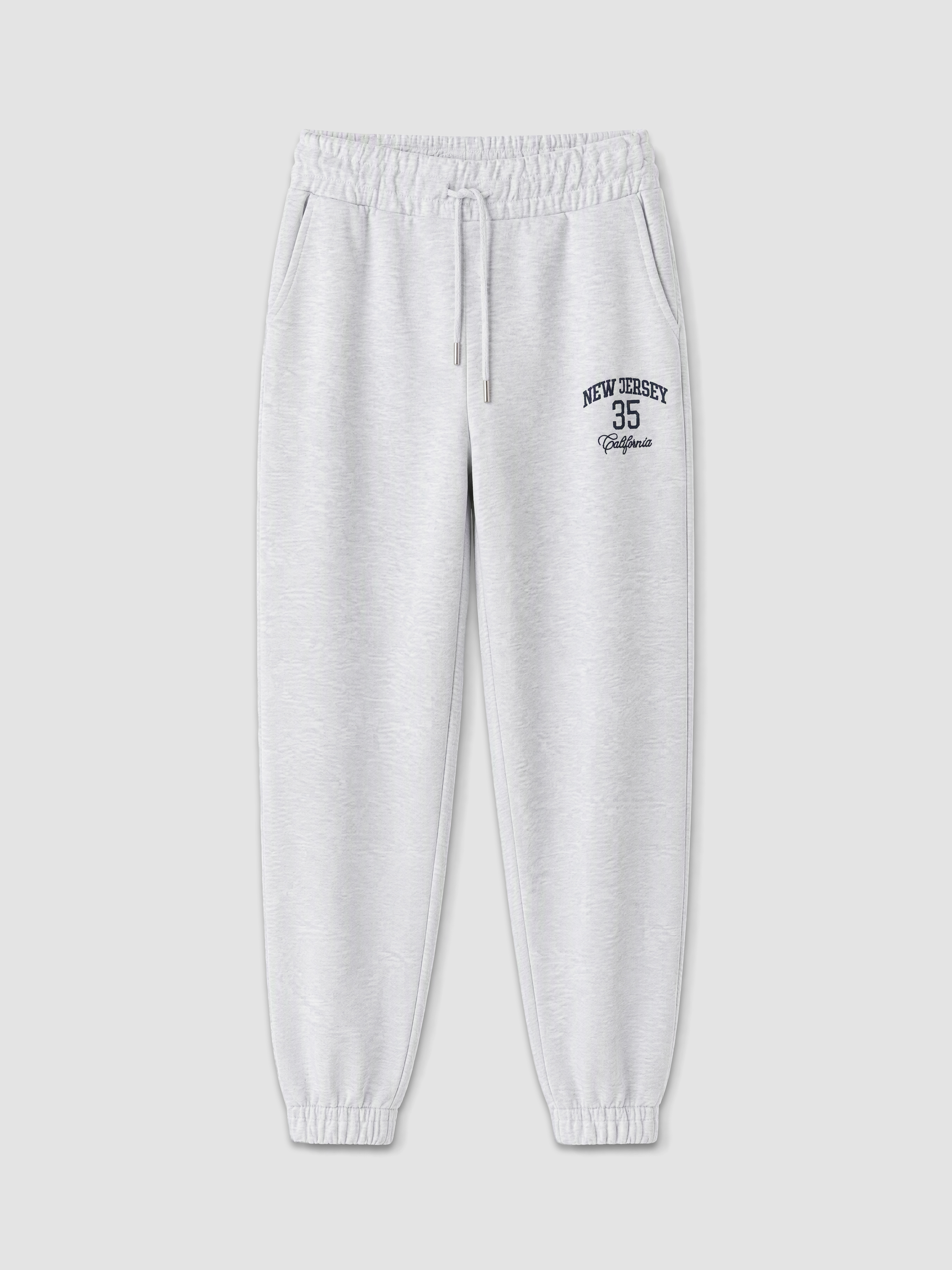 XSIDE Beli Lastikli Baskılı Kadın Jogger Eşofman Altı görsel 5
