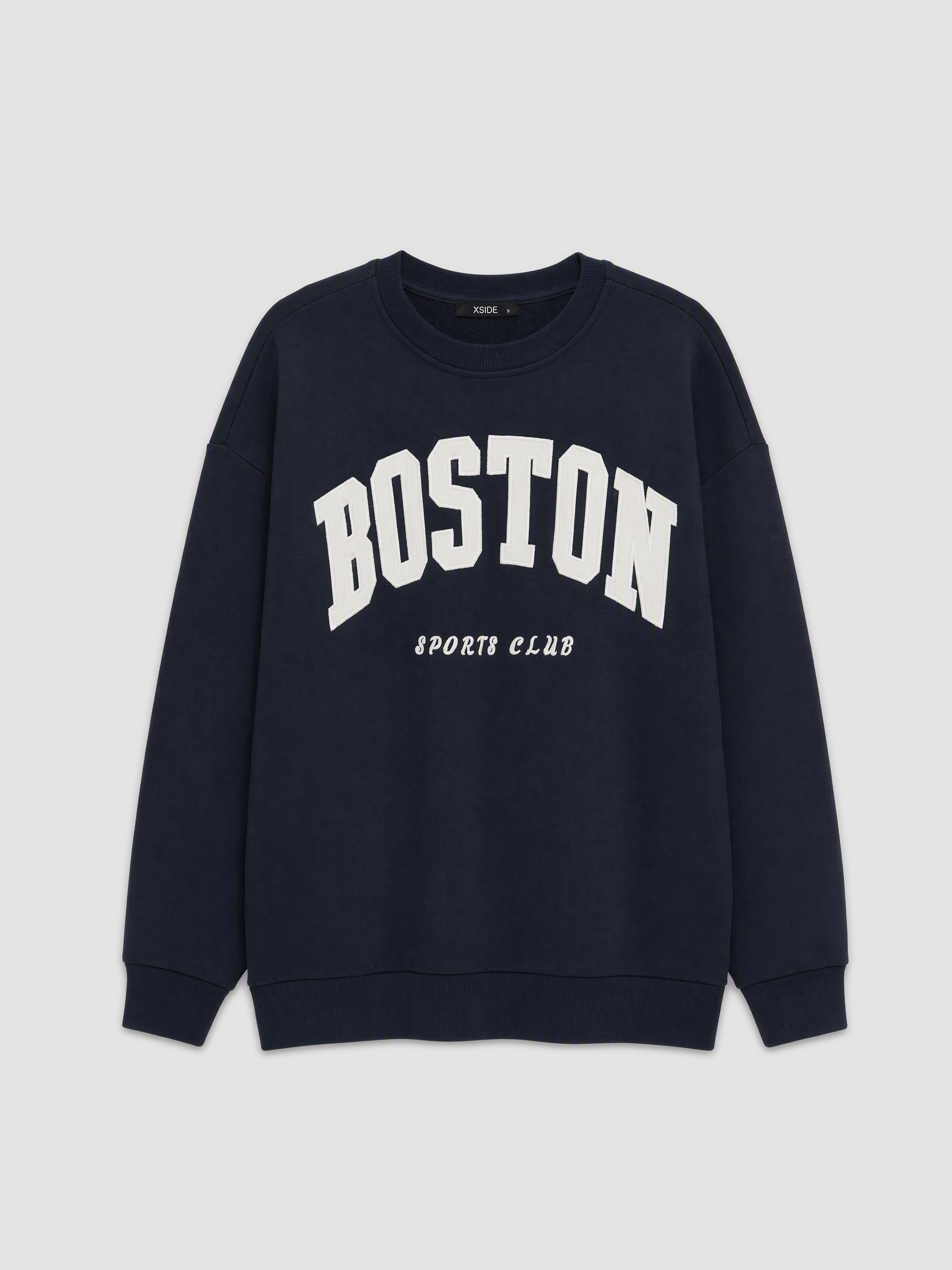 XSIDE Nakışlı Oversize Kadın Sweatshirt görsel 5