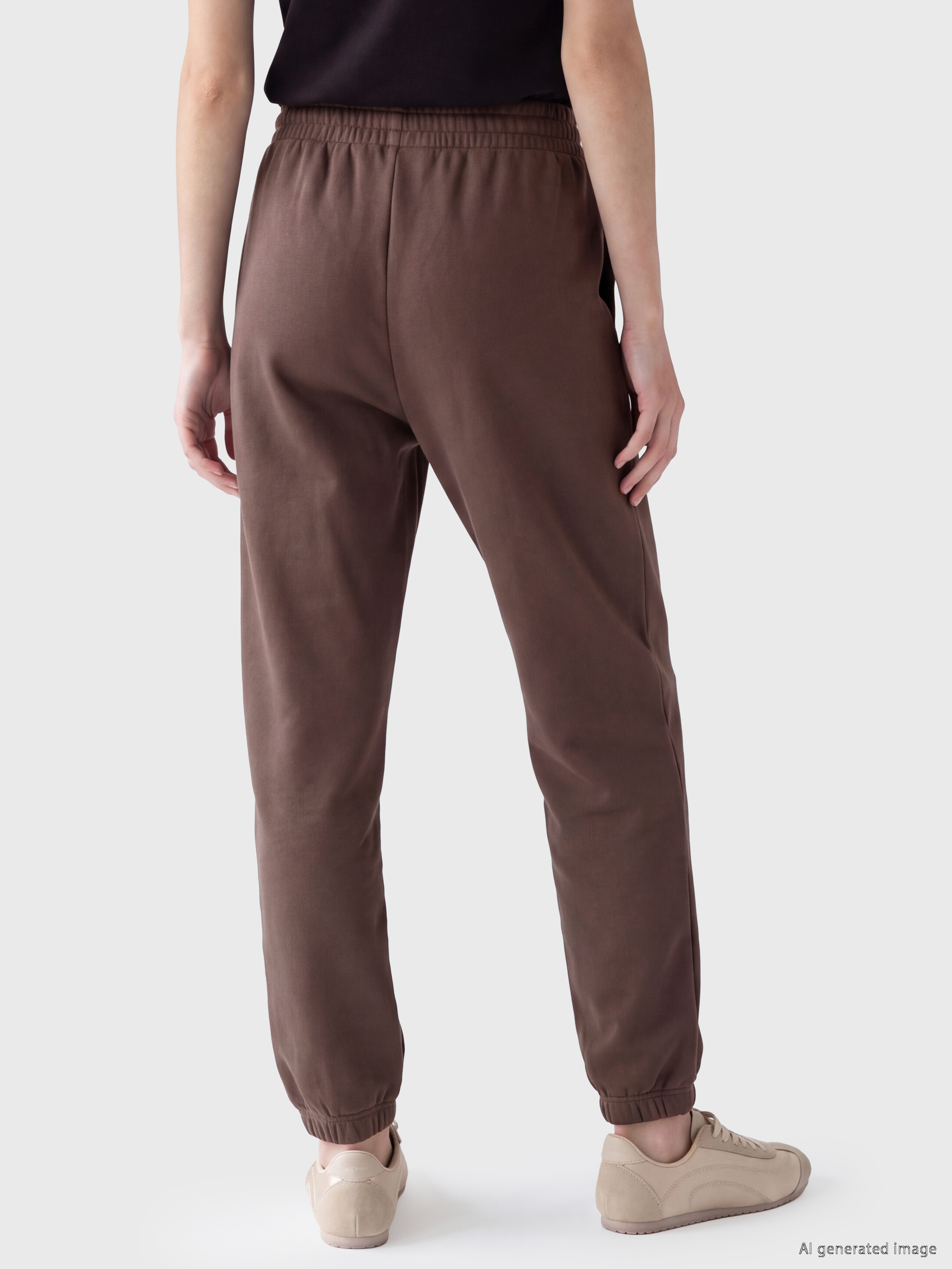 XSIDE Beli Lastikli Kadın Jogger Eşofman Altı görsel 4