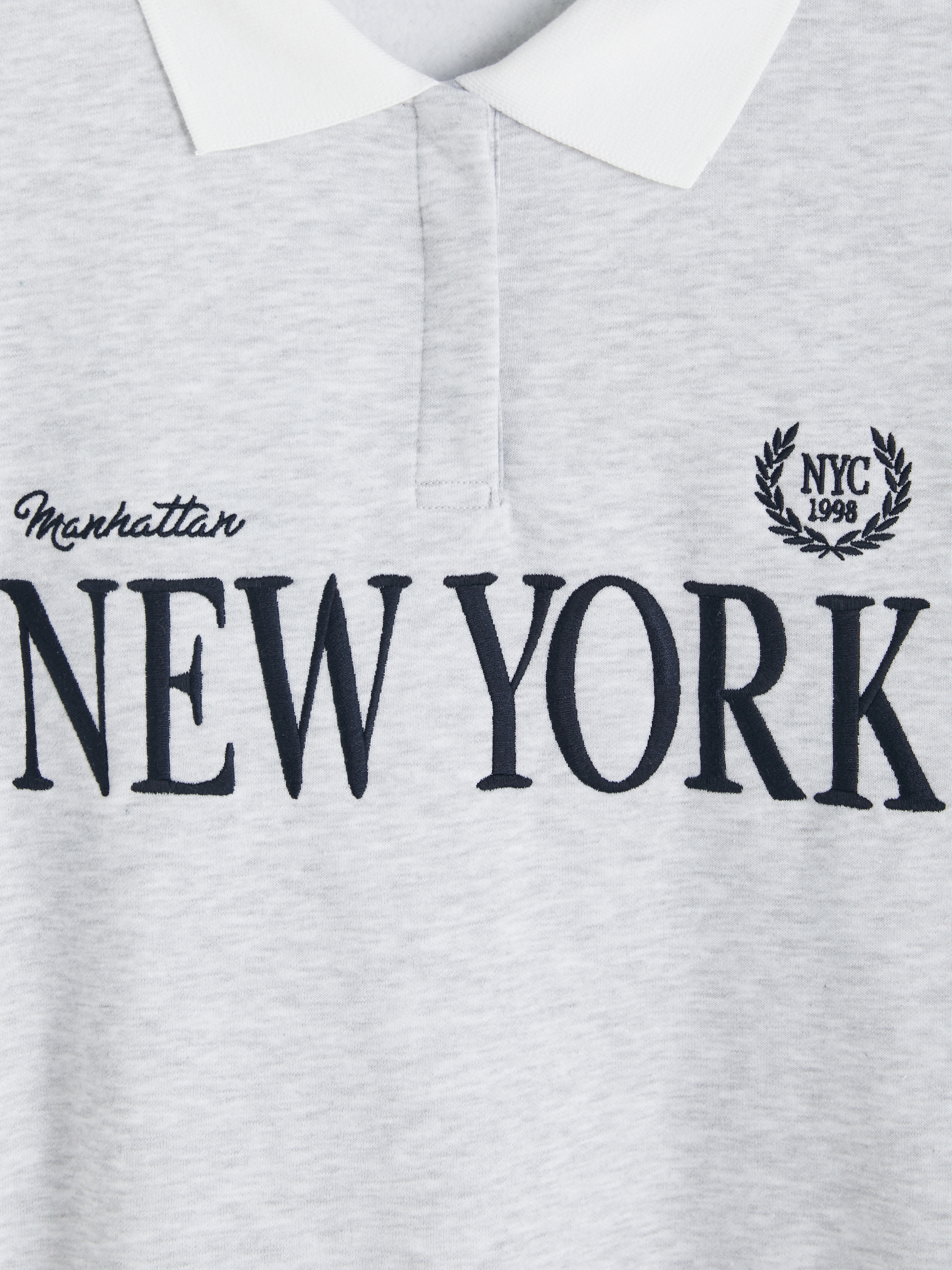 XSIDE Polo Yaka Oversize Kadın Kalın Sweatshirt görsel 7
