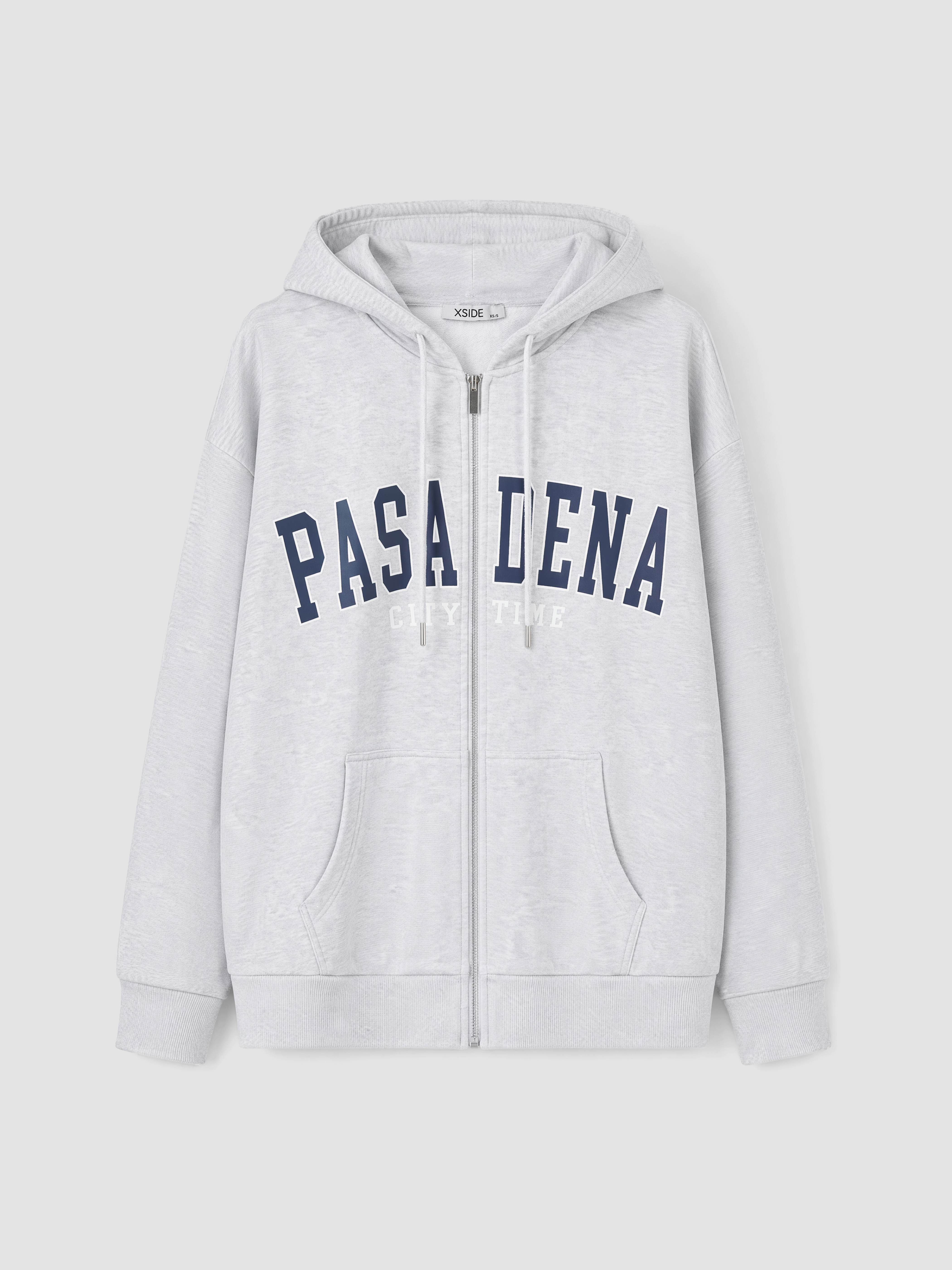 XSIDE Baskılı Kadın Kalın Fermuarlı Sweatshirt görsel 5