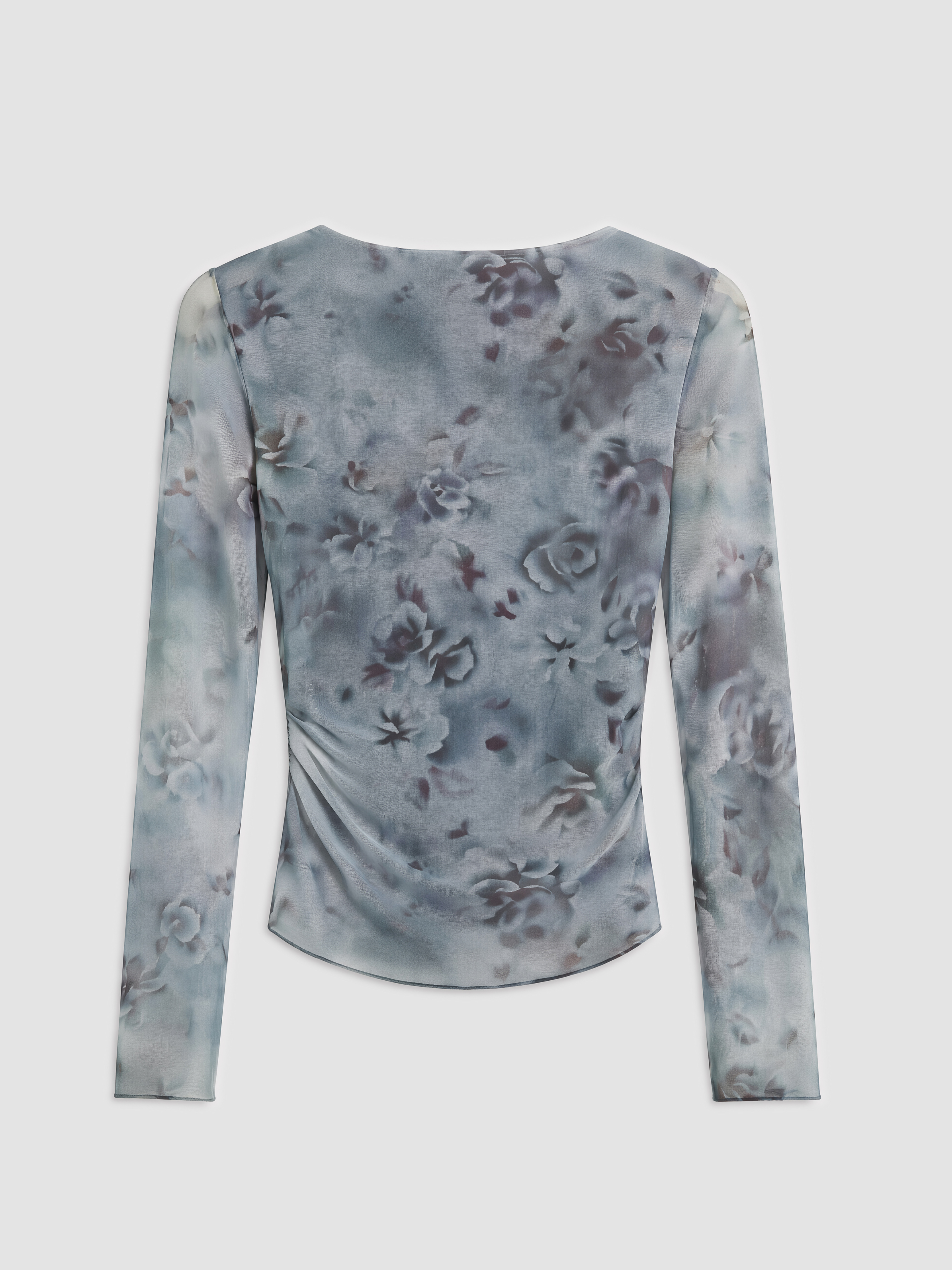 LCW Vision Batik Desenli Büzgülü Bluz görsel 6