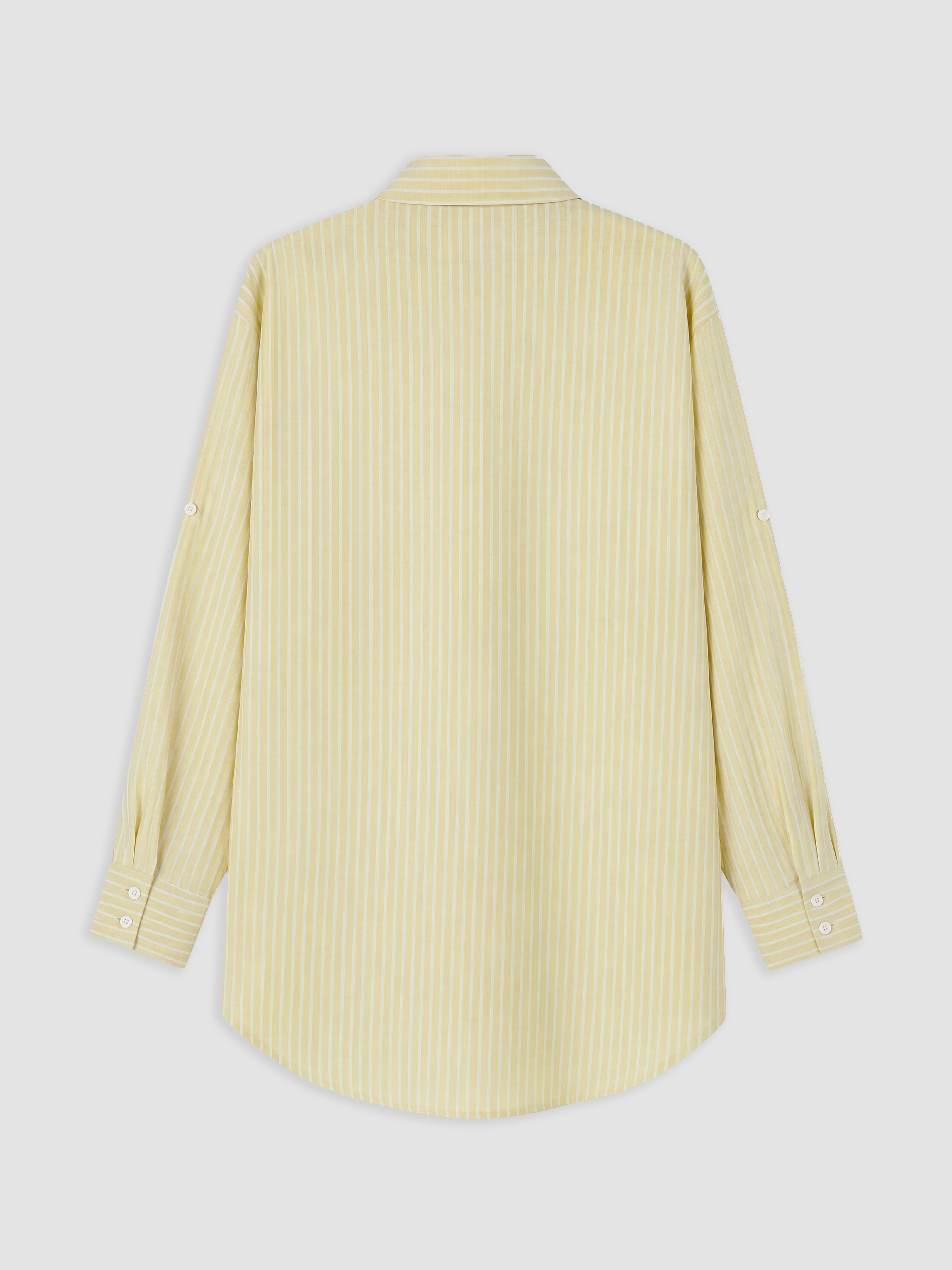 LCW EVERYDAY Çizgili Poplin Kadın Gömlek Tunik görsel 6