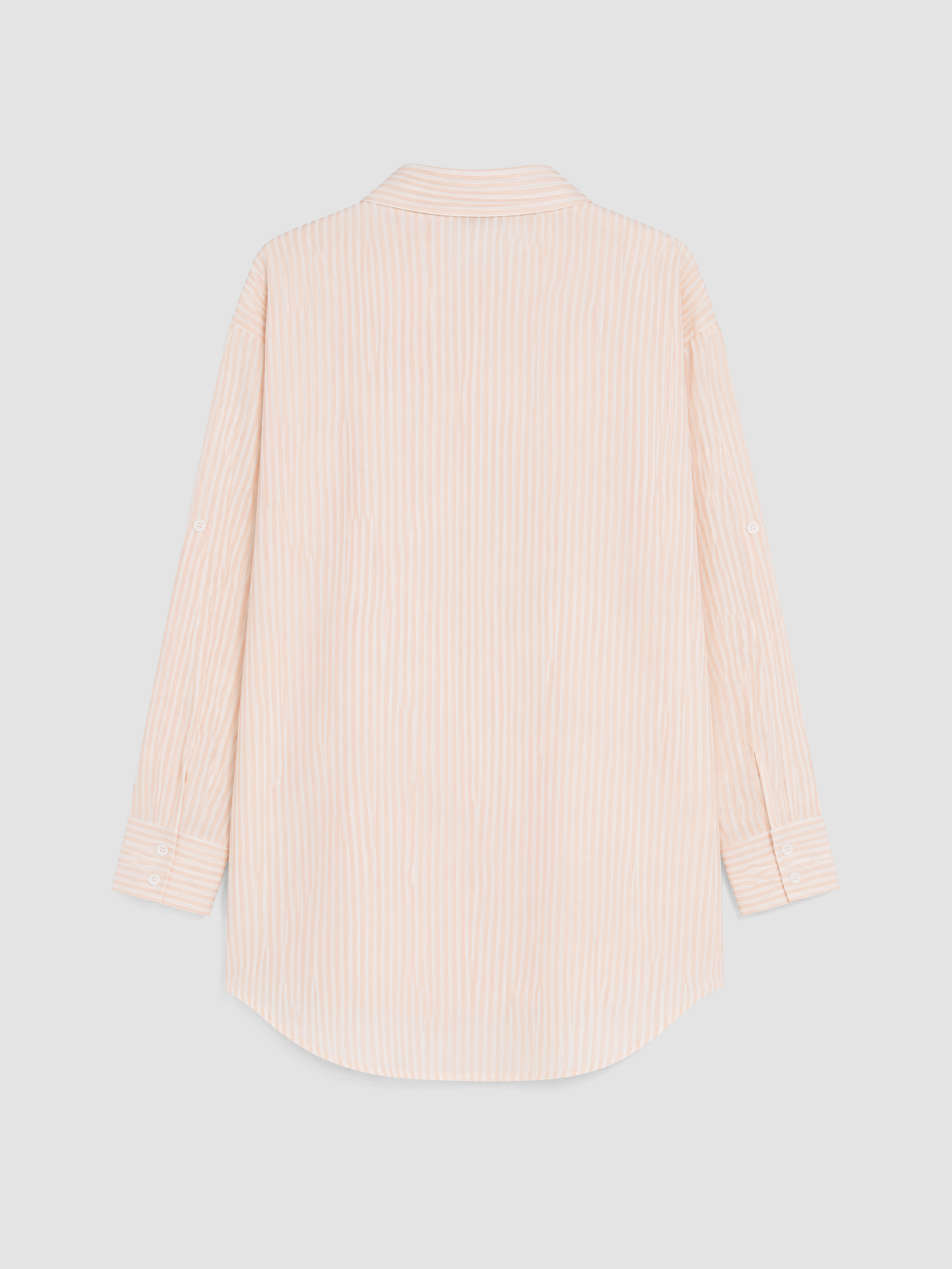 LCW EVERYDAY Çizgili Poplin Kadın Gömlek Tunik görsel 8